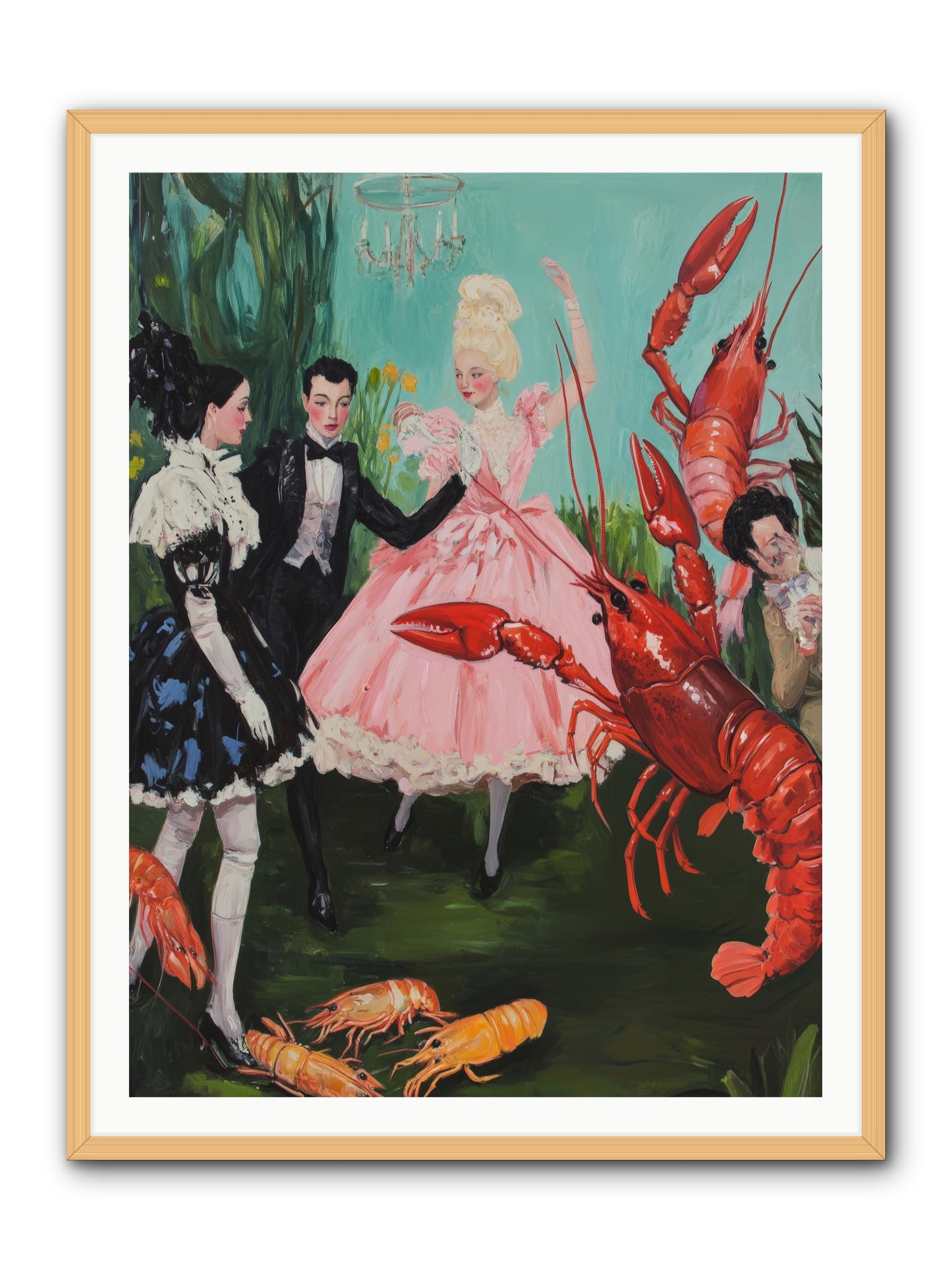 Maine's Royal summerRez2 -- Framed Print - Natural 36x48
