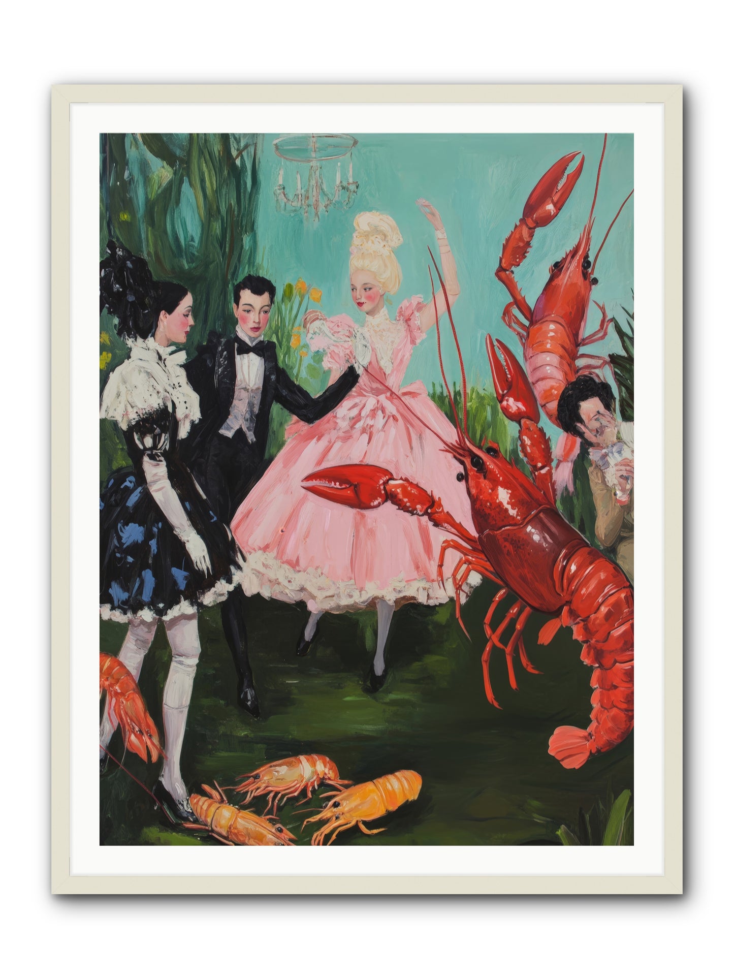 Maine's Royal summerRez2 -- Framed Print - White 36x48