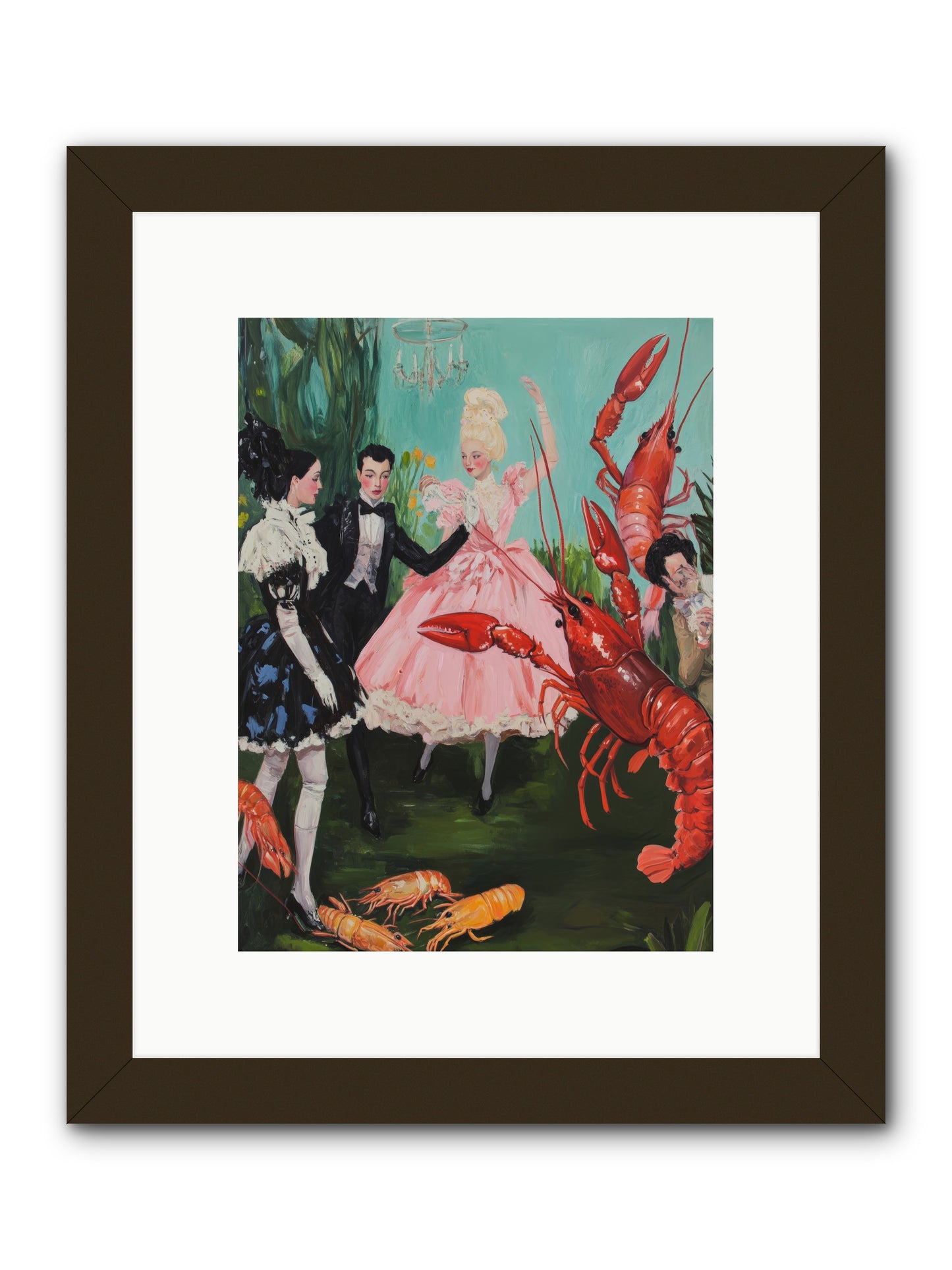 Maine's Royal summerRez2 -- Framed Print - Black 9x12