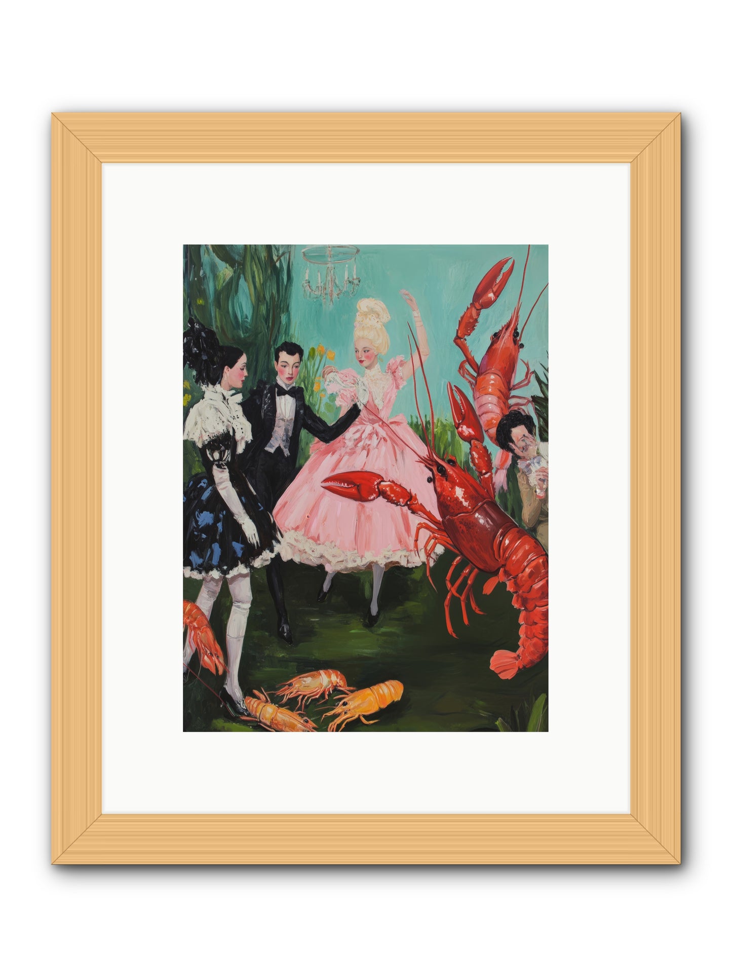 Maine's Royal summerRez2 -- Framed Print - Natural 9x12