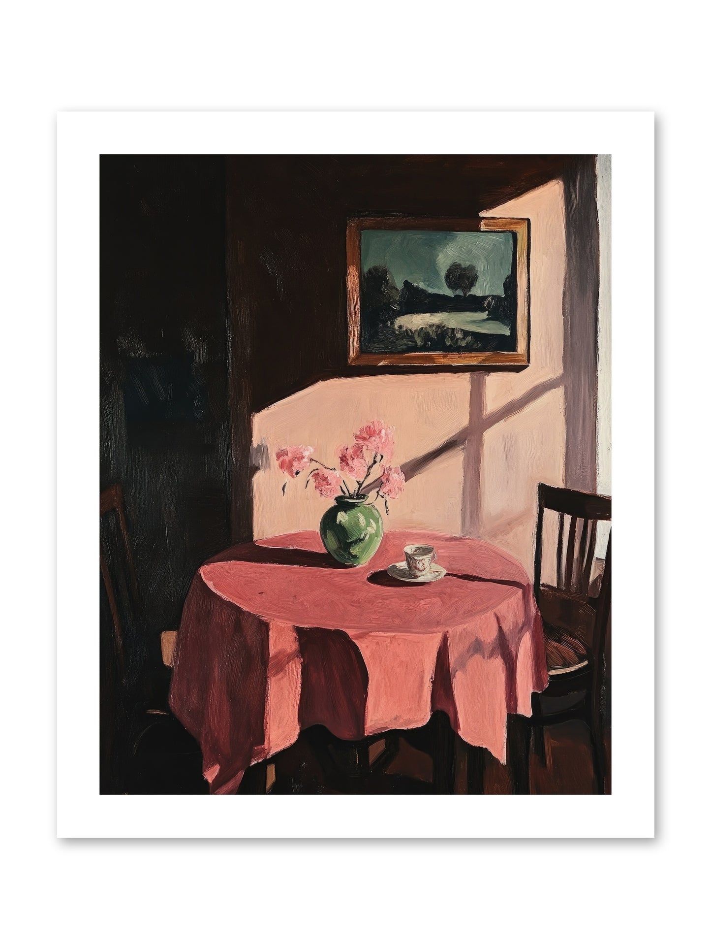 Maison Rouge -- Paper Print 12x15