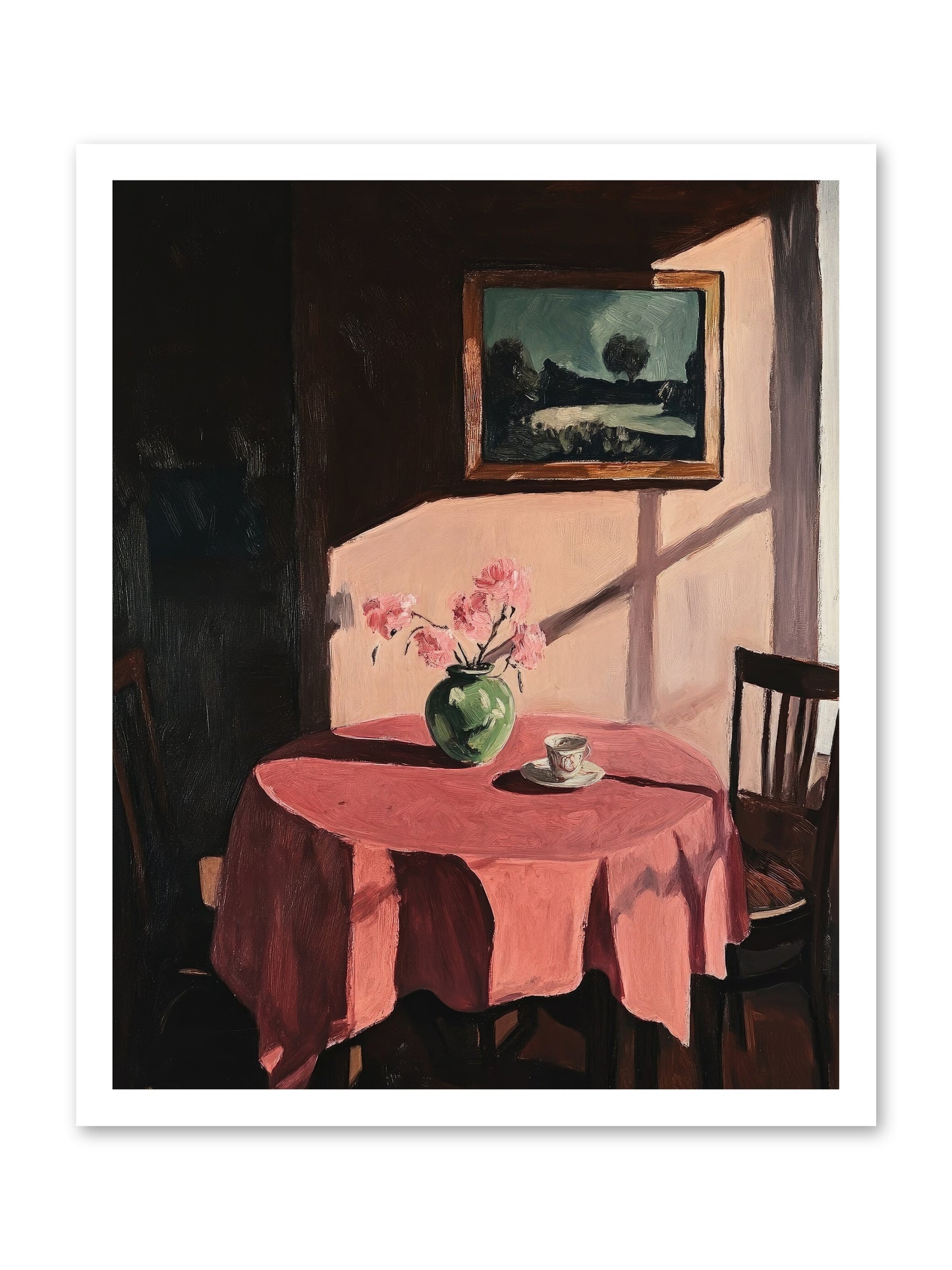 Maison Rouge -- Loose Canvas Print 20x25
