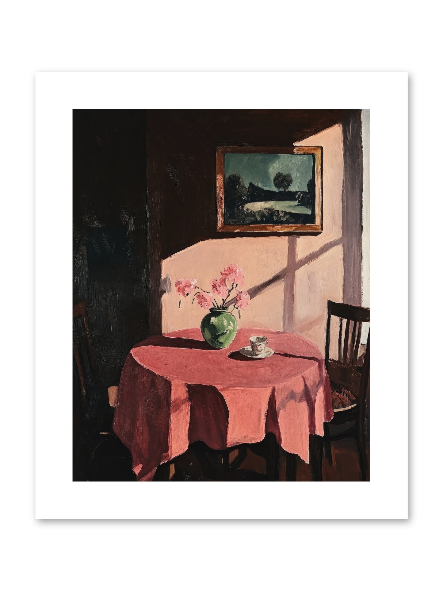 Maison Rouge -- Paper Print 8x10
