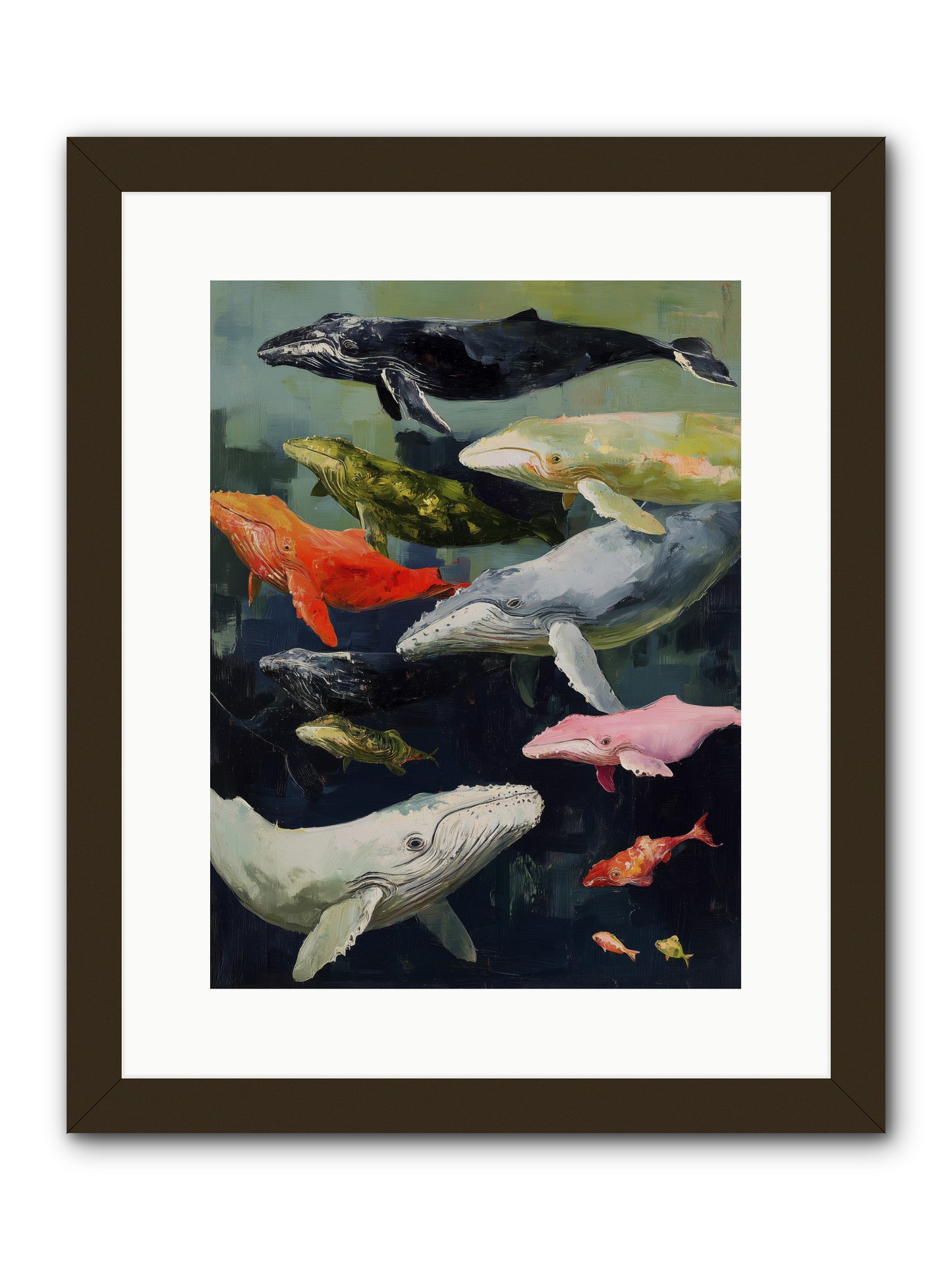 Majestic Spirits -- Framed Print - Black 12x16
