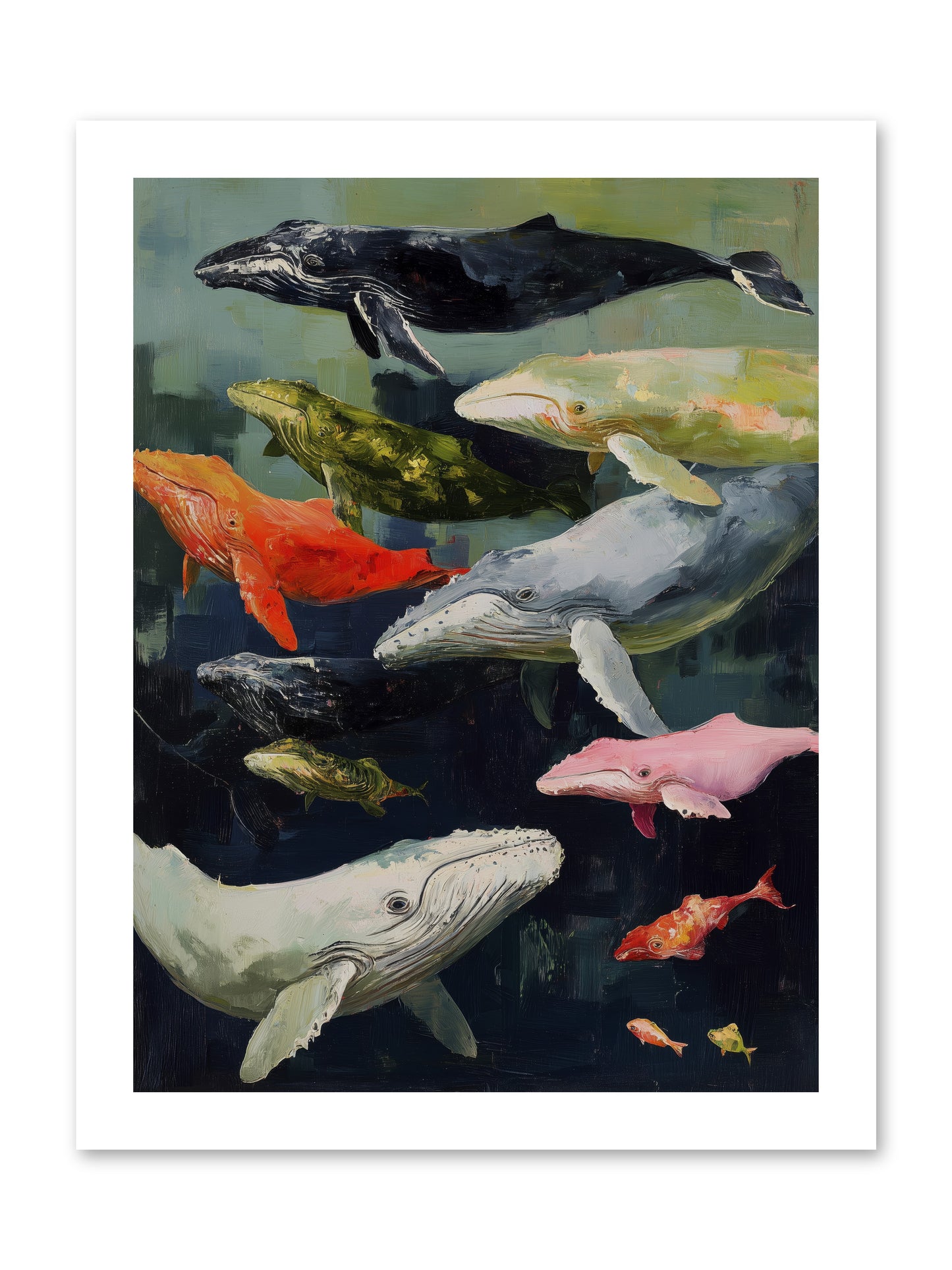 Majestic Spirits -- Paper Print 12x16