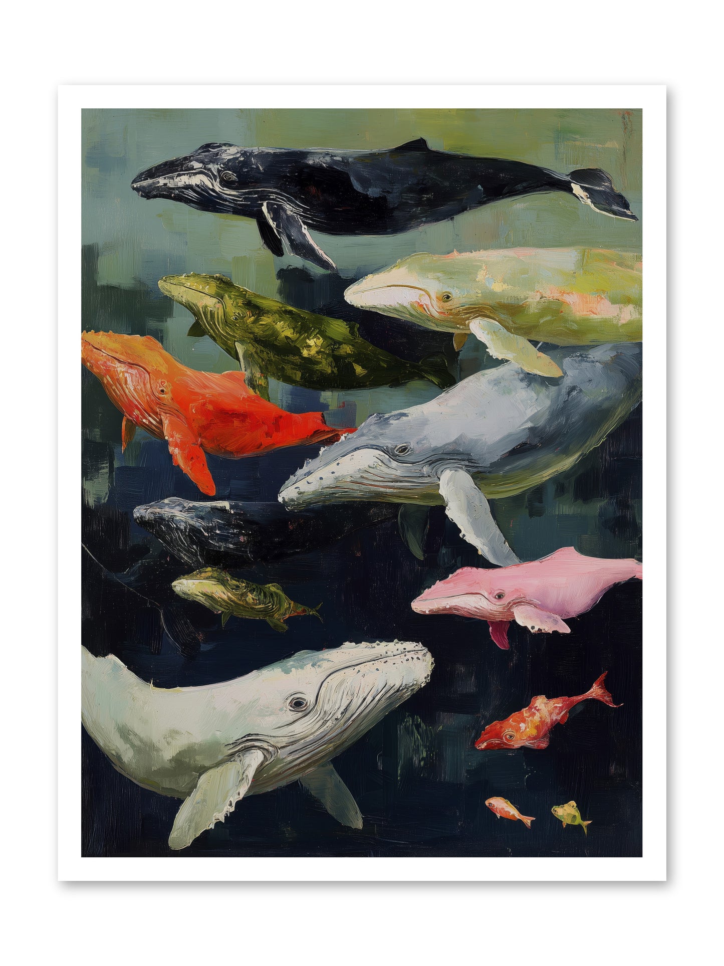 Majestic Spirits -- Loose Canvas Print 24x32