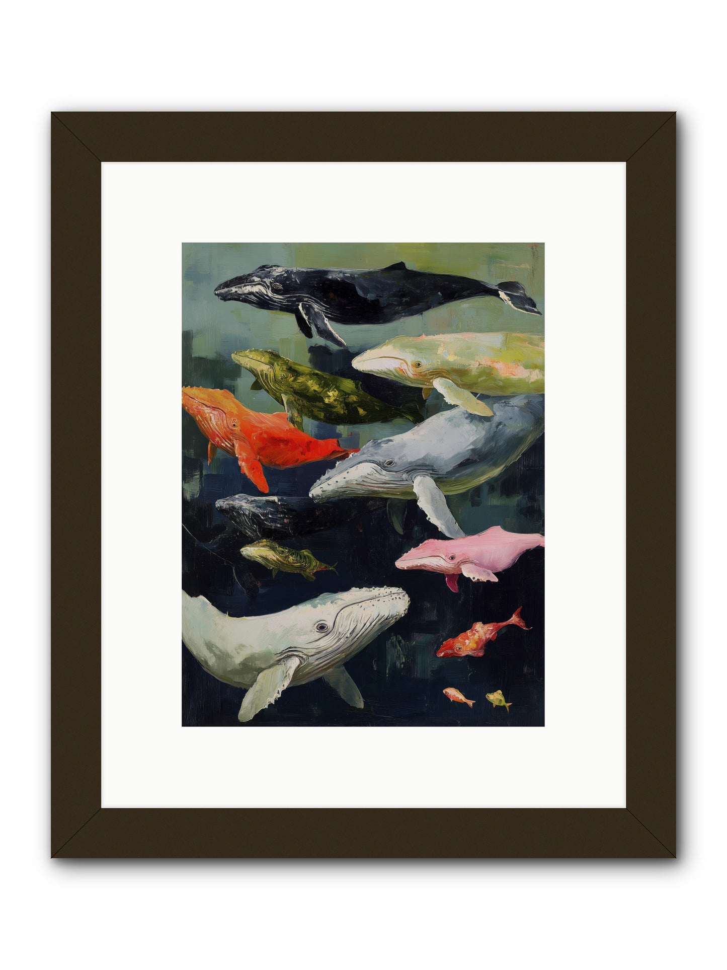 Majestic Spirits -- Framed Print - Black 9x12
