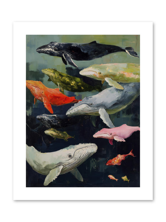 Majestic Spirits -- Paper Print 9x12