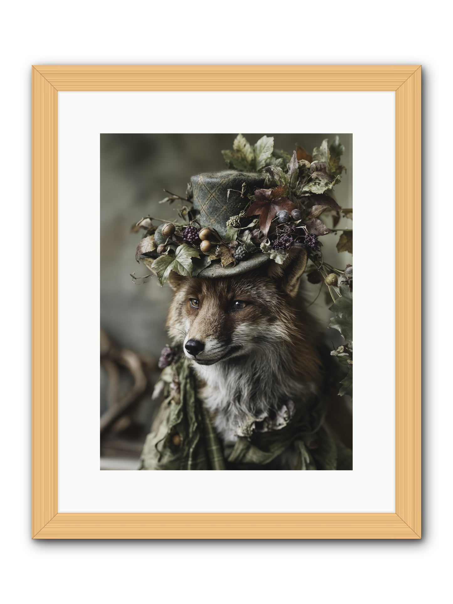 Majesty -- Framed Print - Natural 12x16