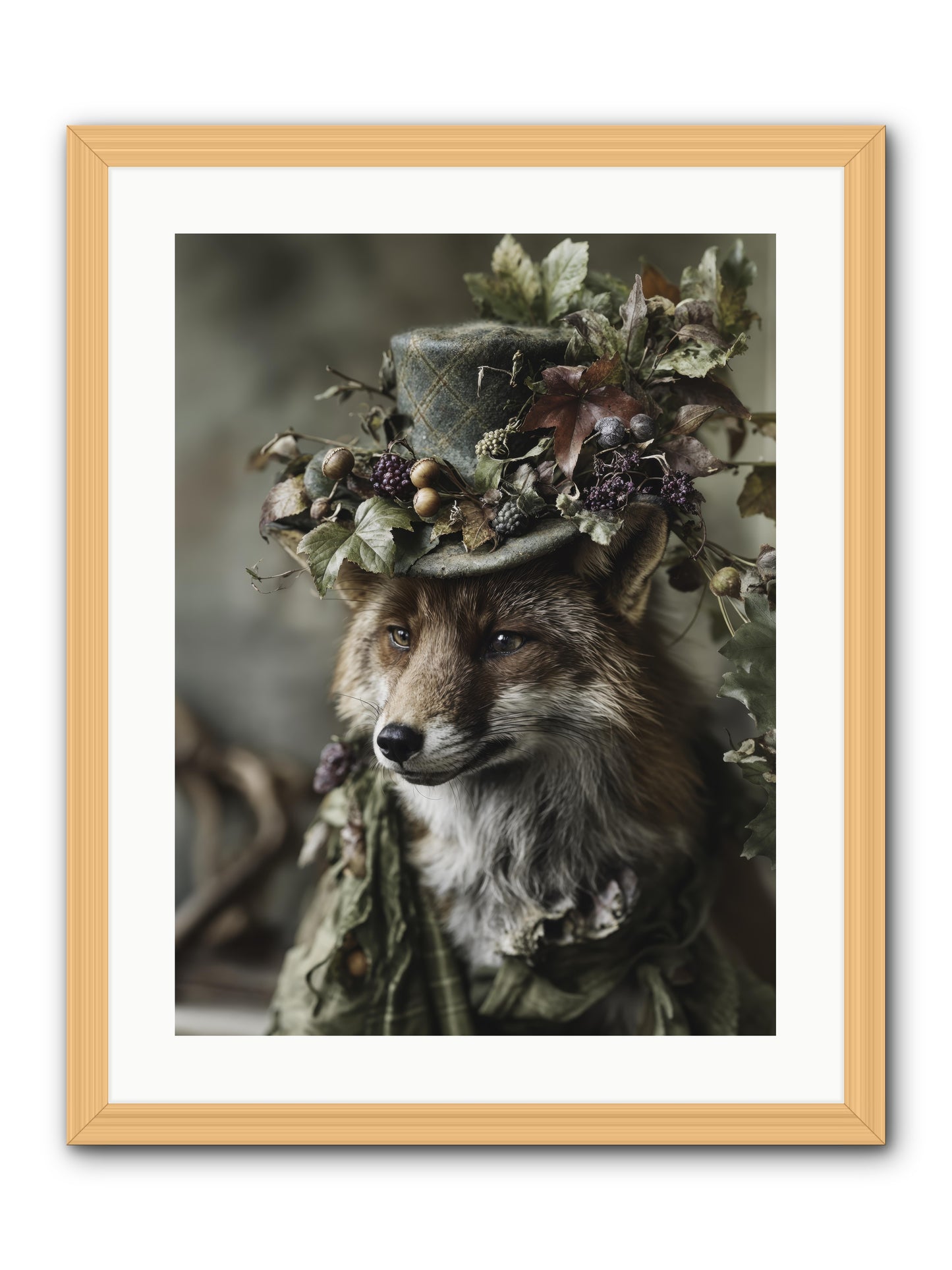 Majesty -- Framed Print - Natural 18x24