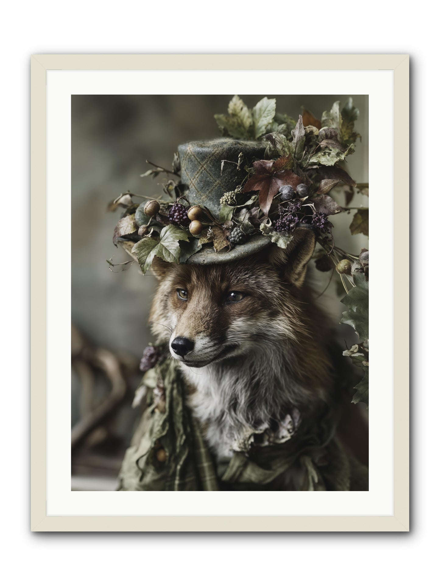 Majesty -- Framed Print - White 24x32
