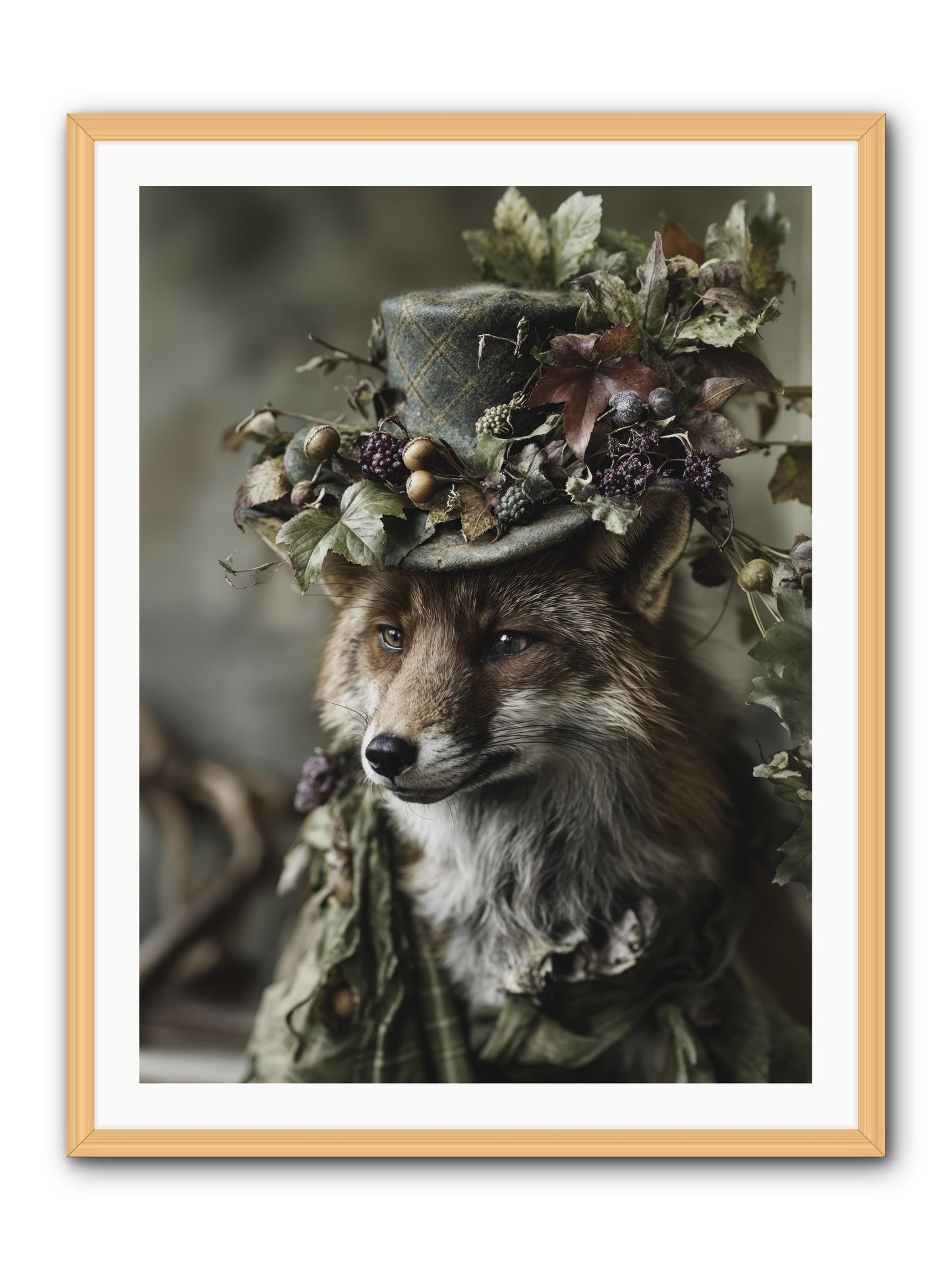 Majesty -- Framed Print - Natural 30x40