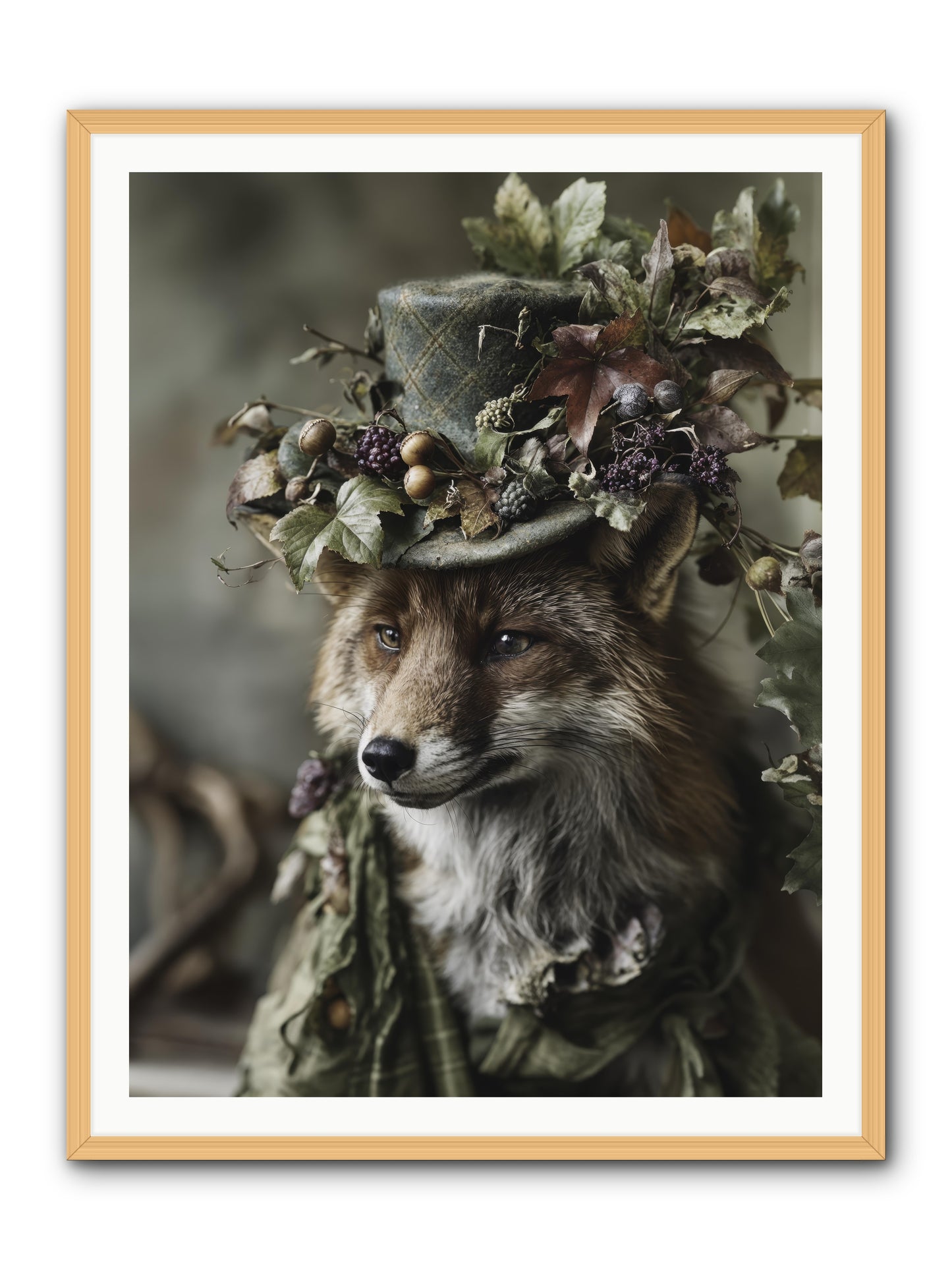 Majesty -- Framed Print - Natural 36x48