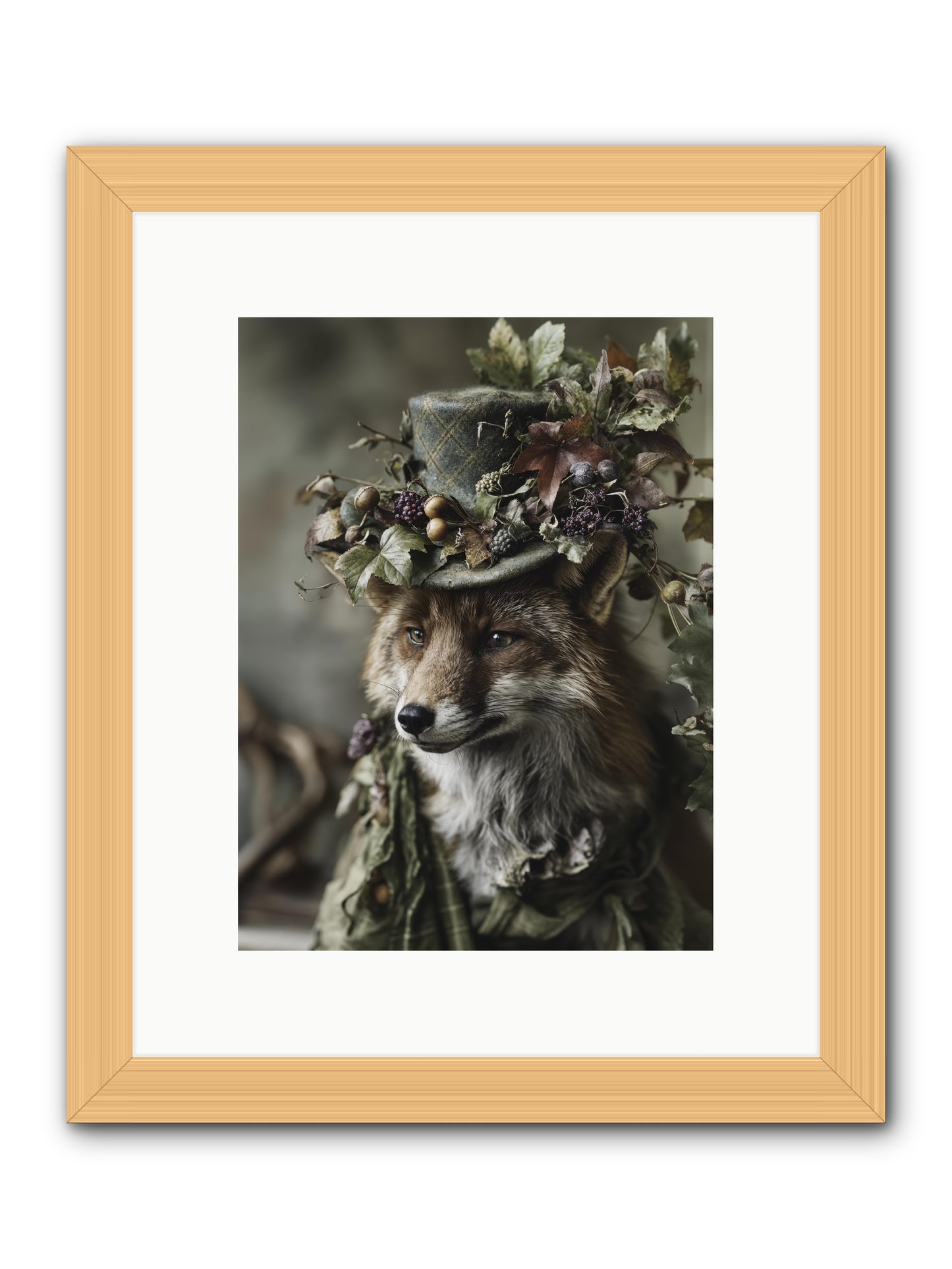 Majesty -- Framed Print - Natural 9x12