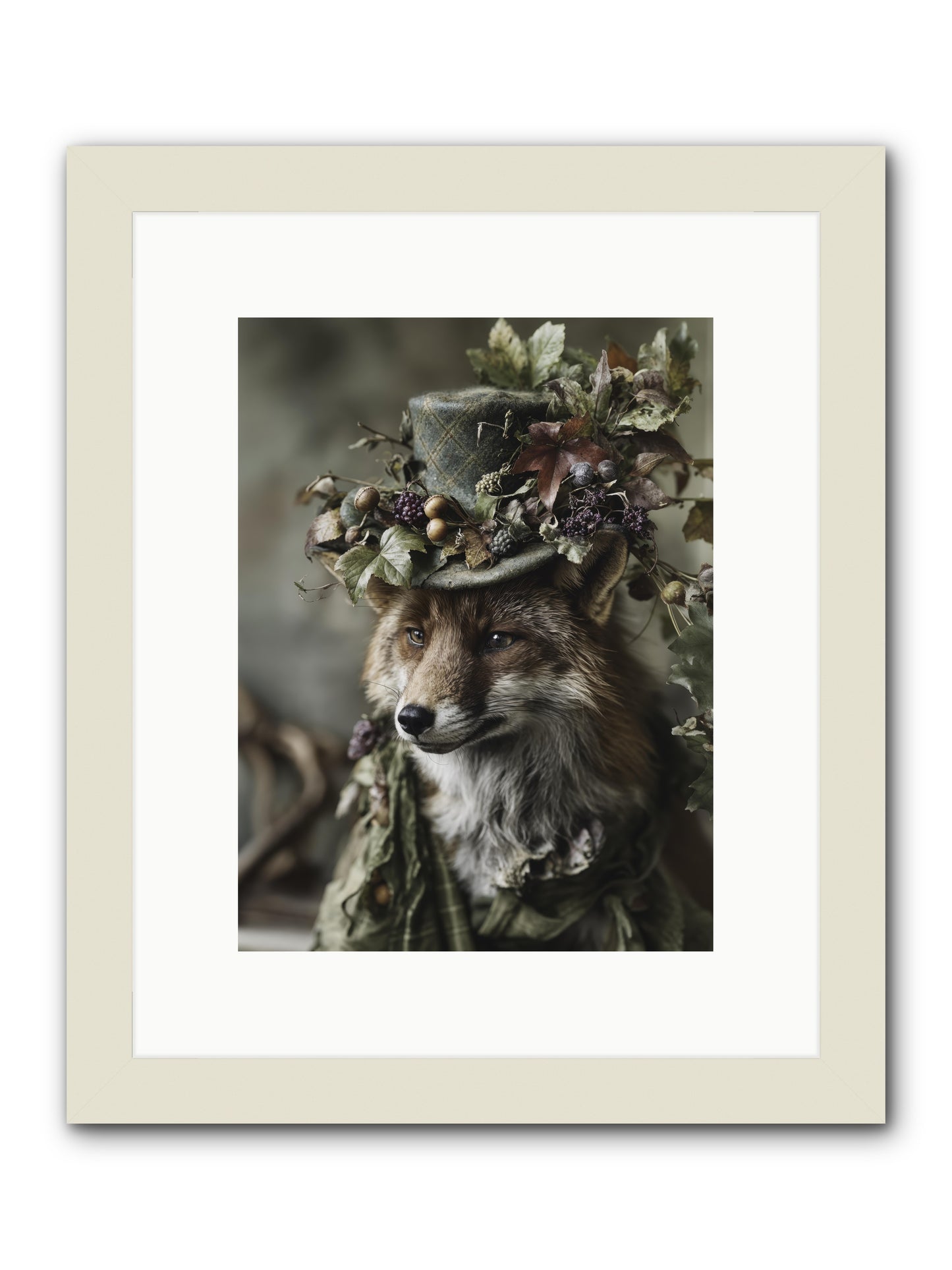 Majesty -- Framed Print - White 9x12