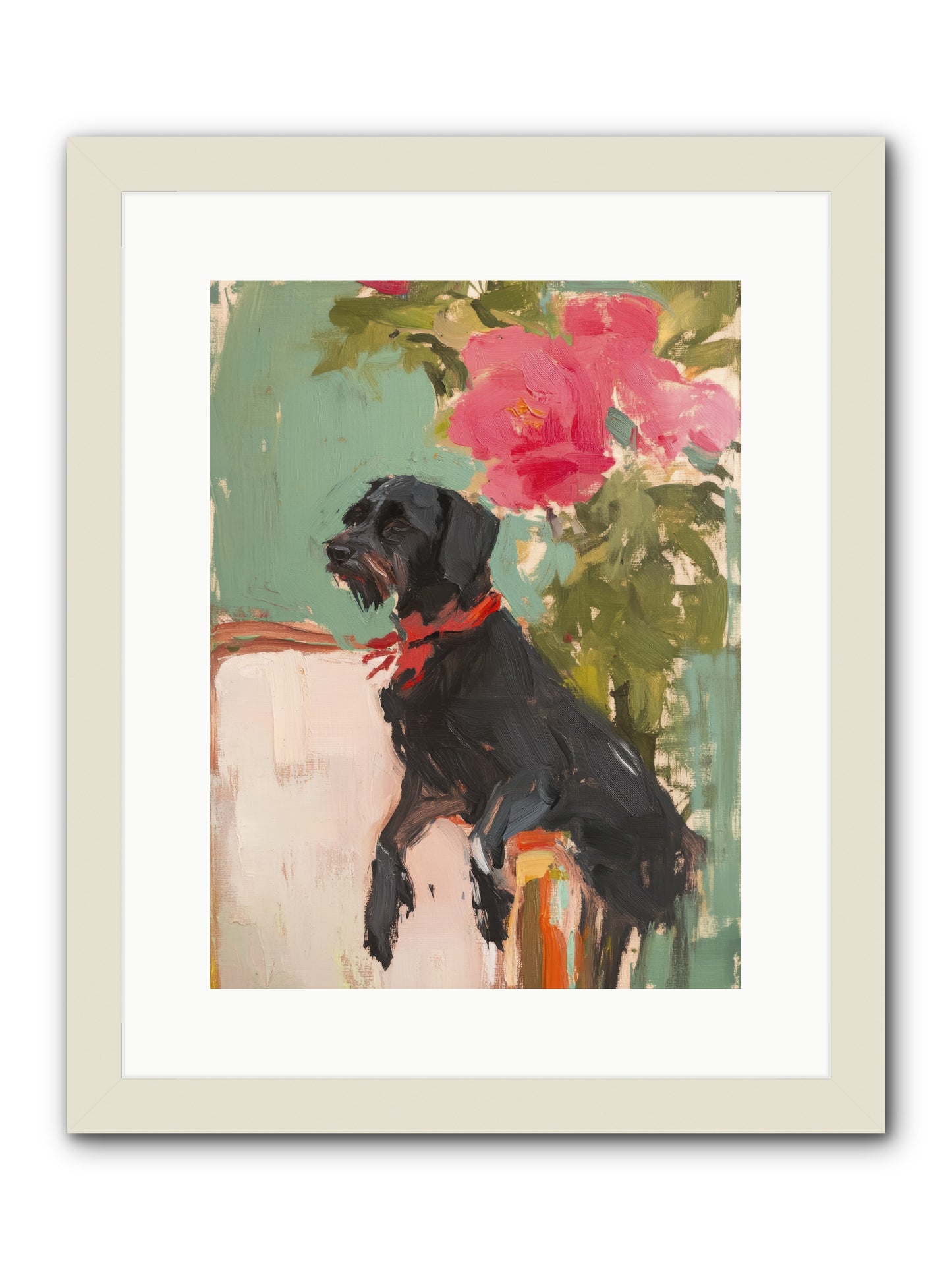 Major Pepper -- Framed Print - White 12x16