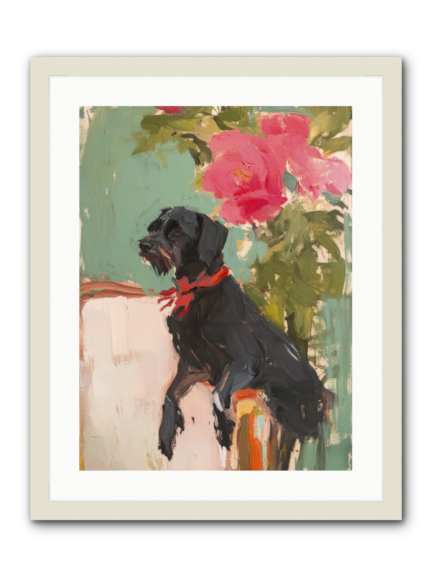 Major Pepper -- Framed Print - White 18x24