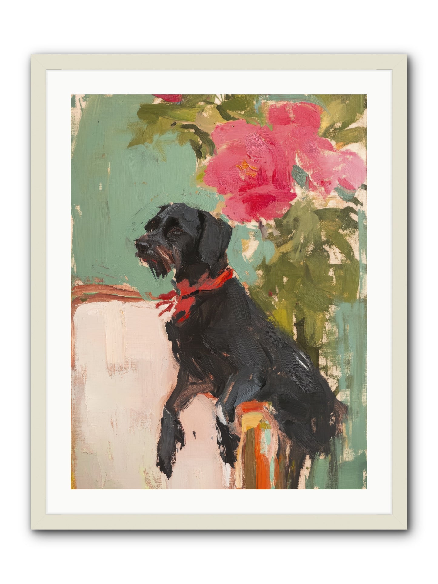 Major Pepper -- Framed Print - White 24x32