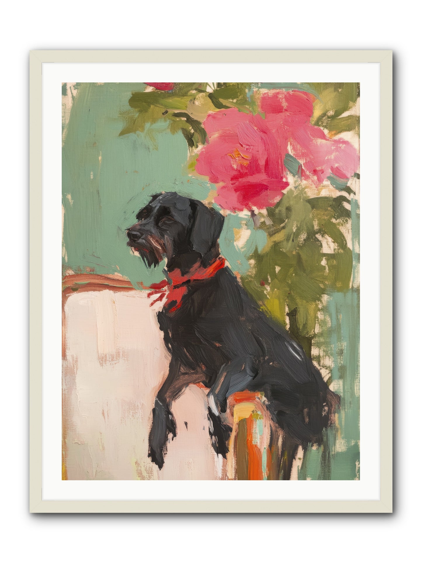 Major Pepper -- Framed Print - White 30x40