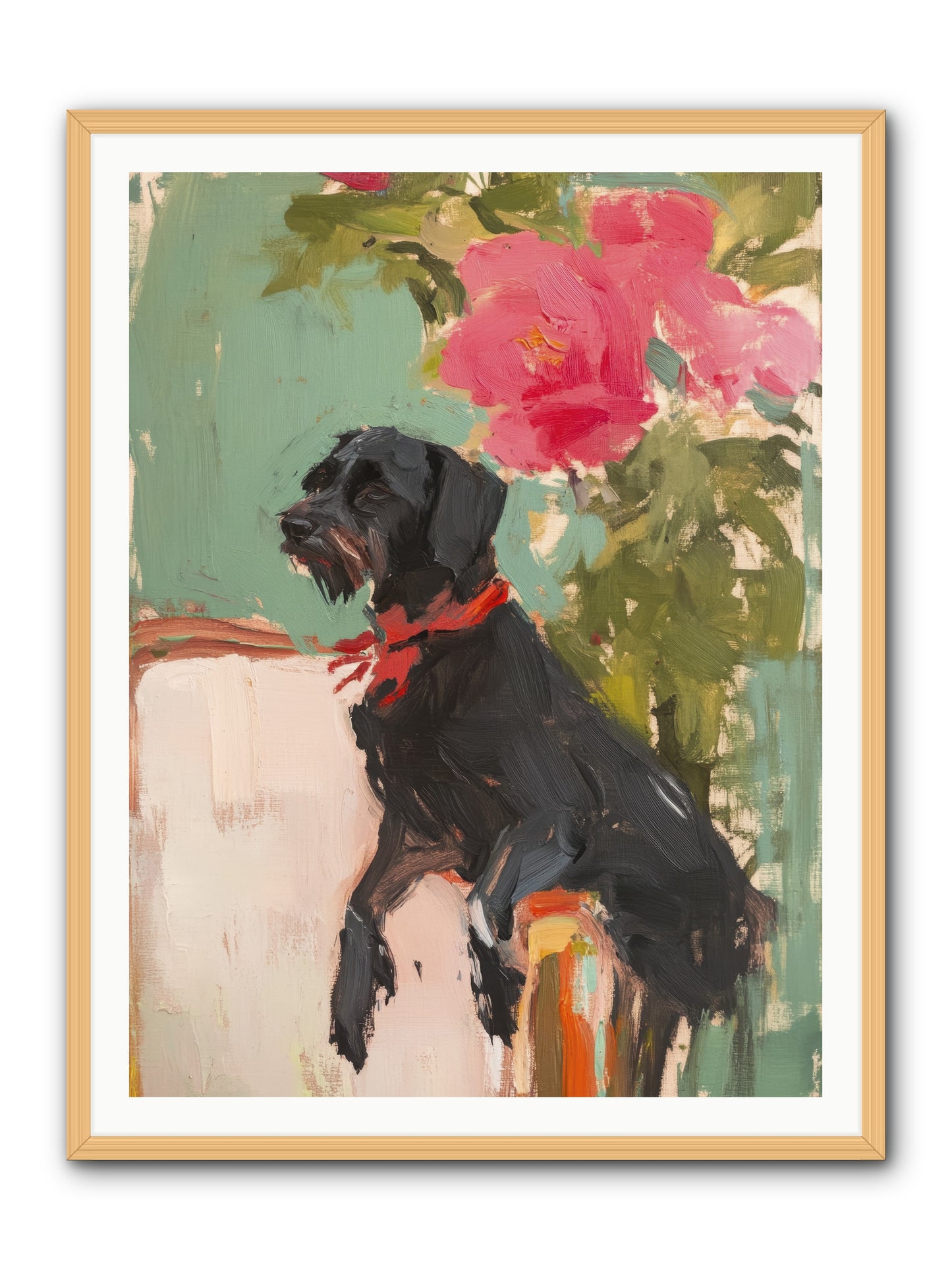 Major Pepper -- Framed Print - Natural 36x48