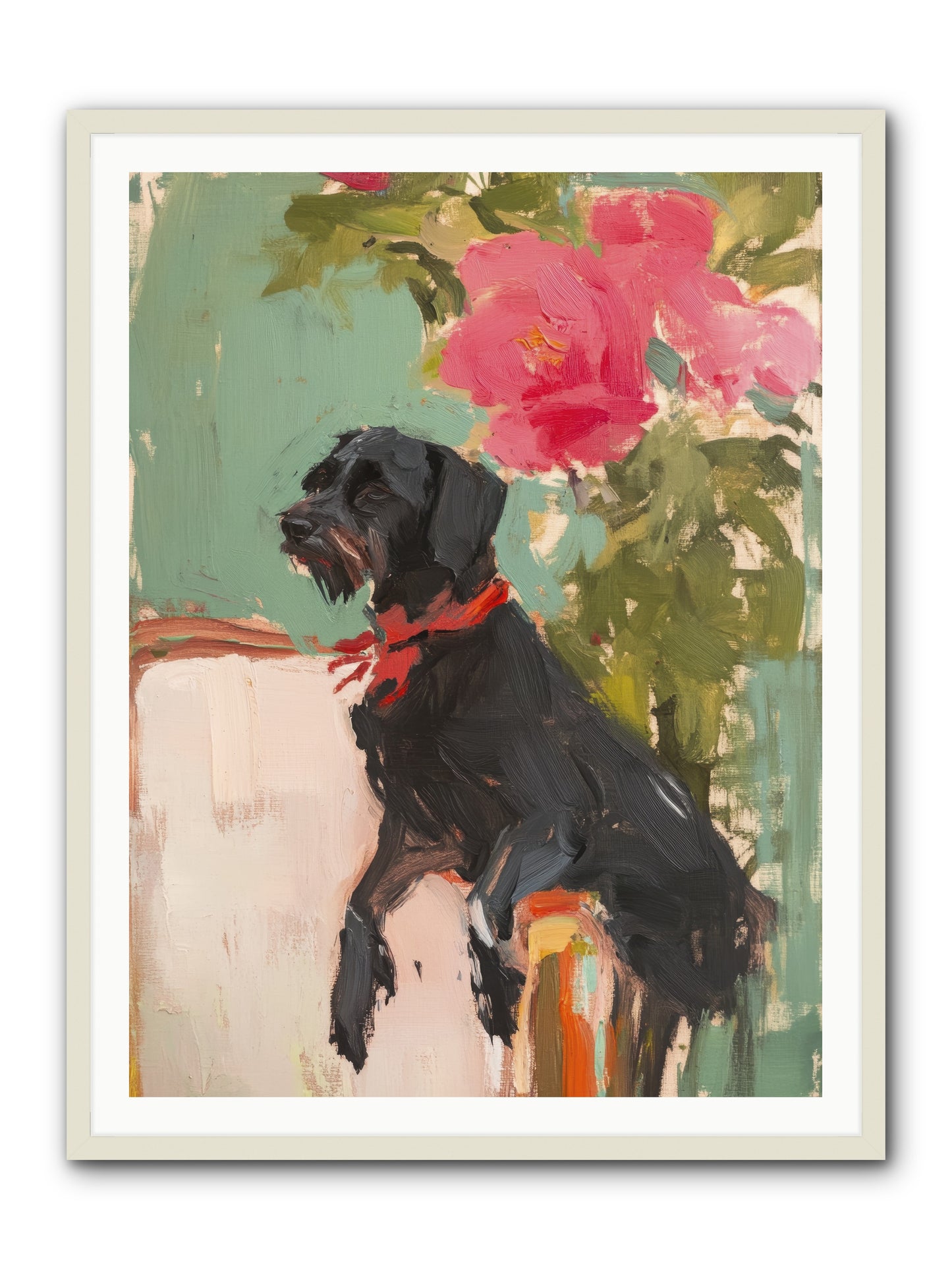 Major Pepper -- Framed Print - White 36x48