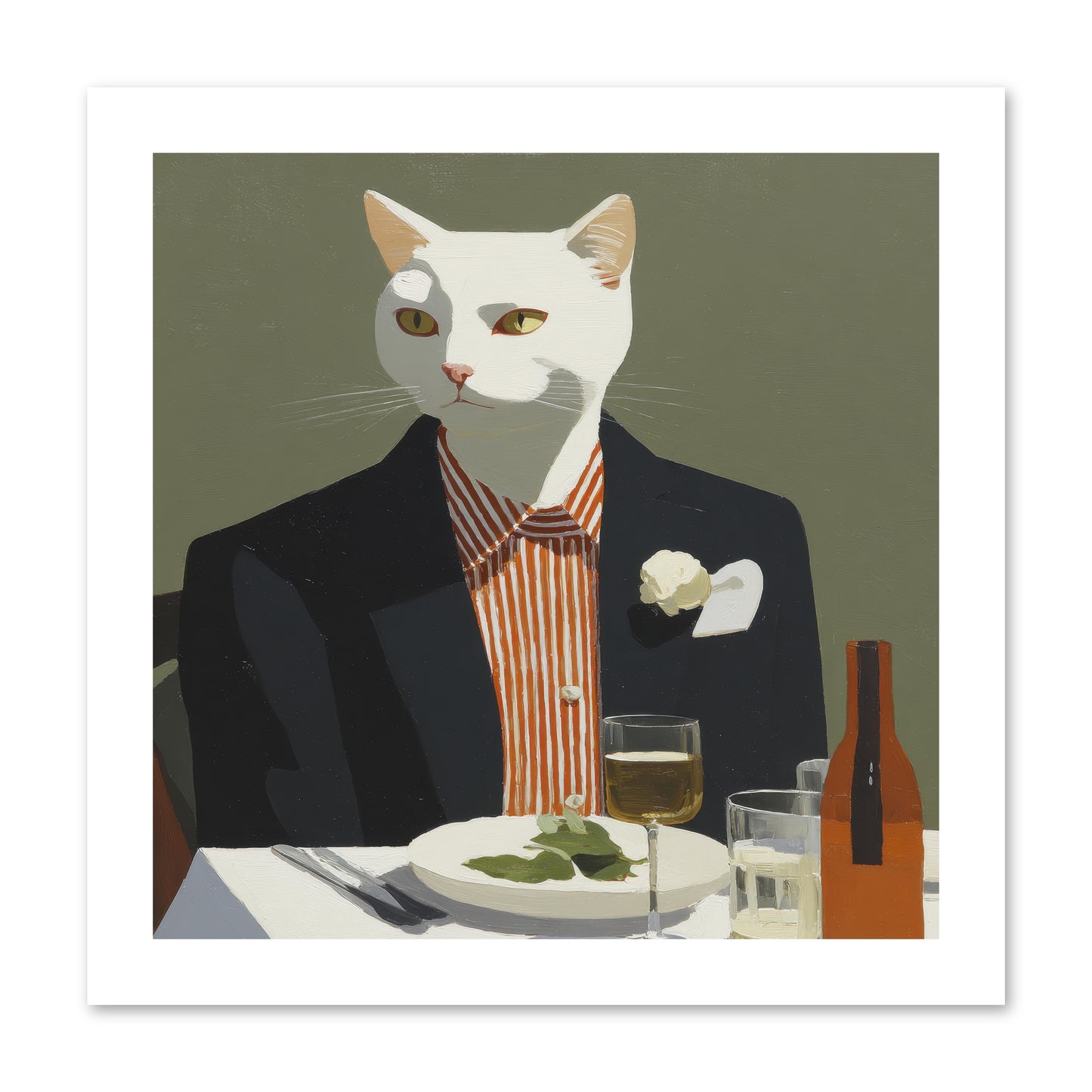 Manners Made the Moment -- Paper Print 12x12