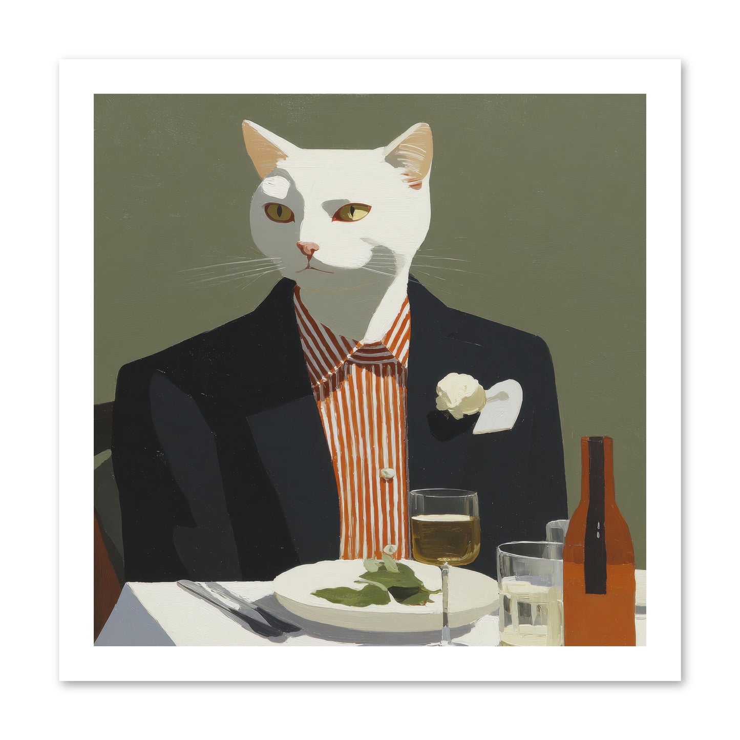 Manners Made the Moment -- Paper Print 16x16