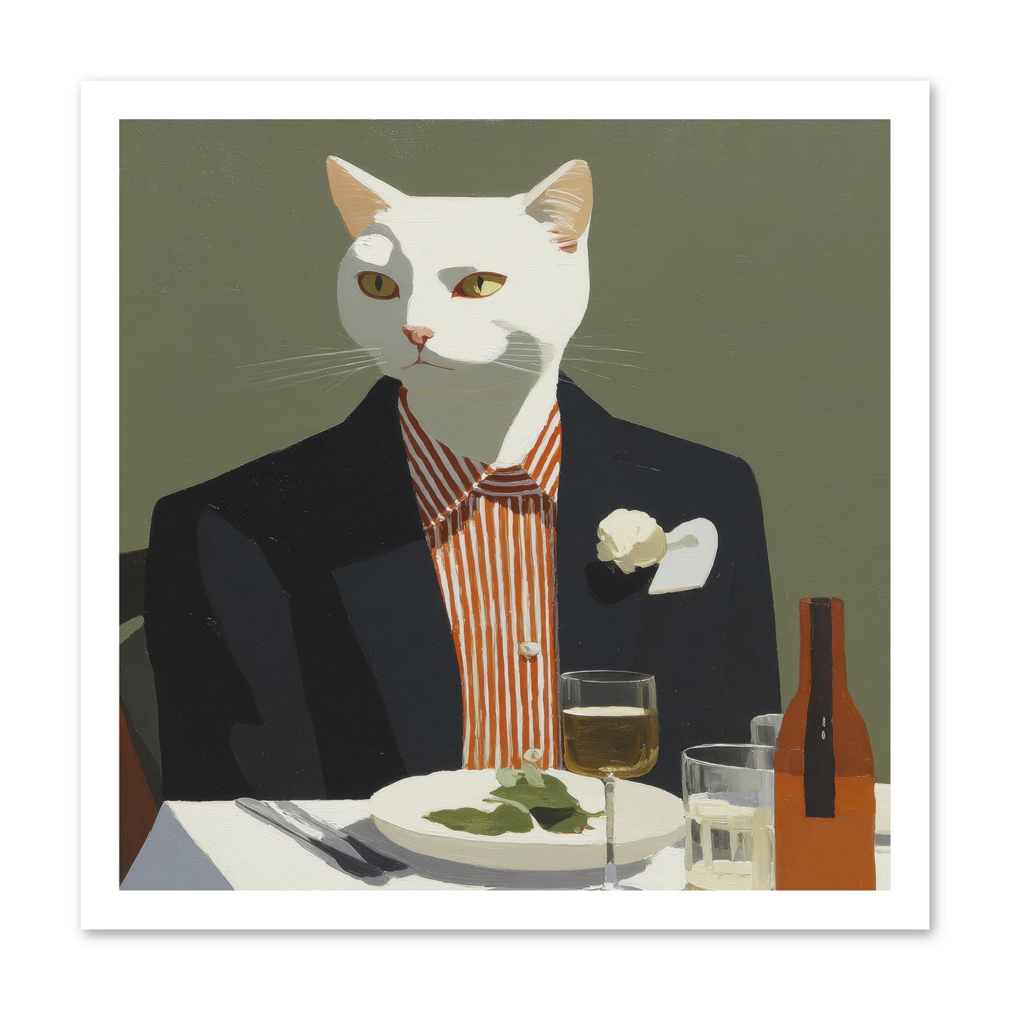 Manners Made the Moment -- Loose Canvas Print 20x20