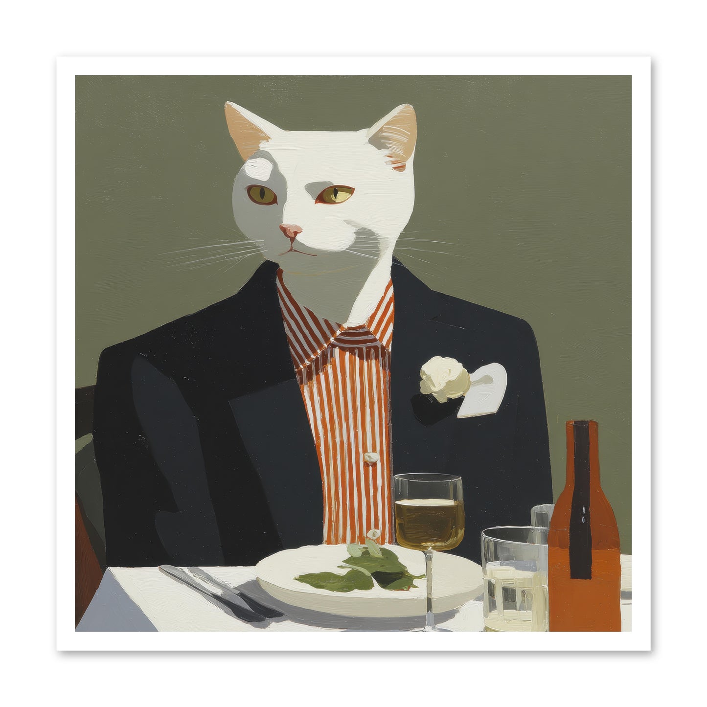 Manners Made the Moment -- Paper Print 30x30