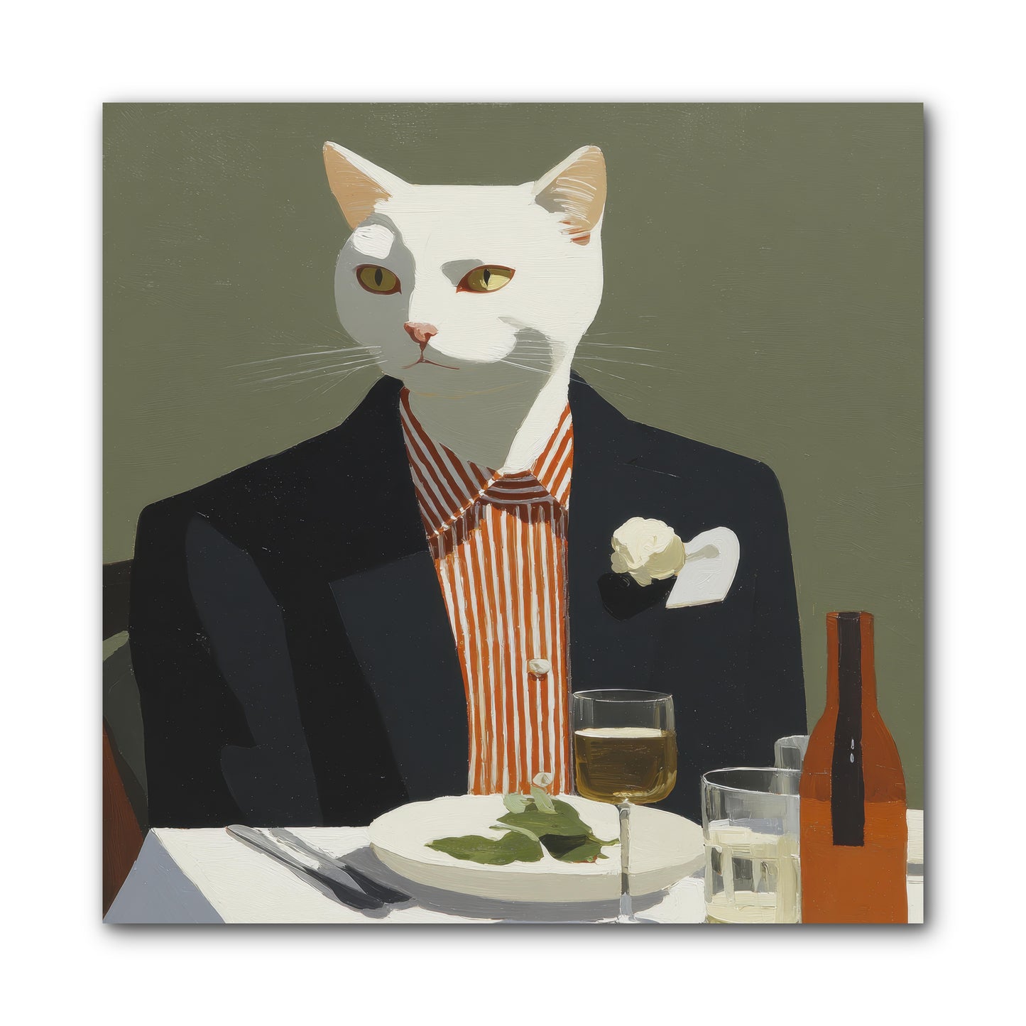 Manners Made the Moment -- Wrapped Canvas 10x10