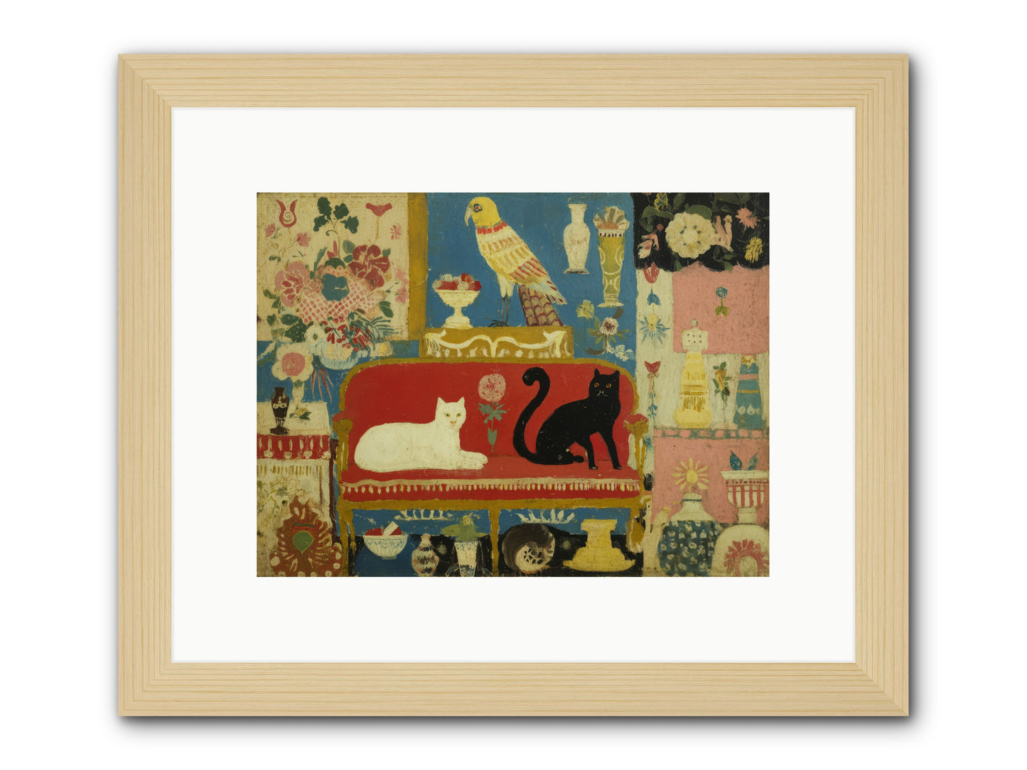 Manners and Mischief — Manners-and-Mischief-12x9-Framed-Print-Natural.jpg