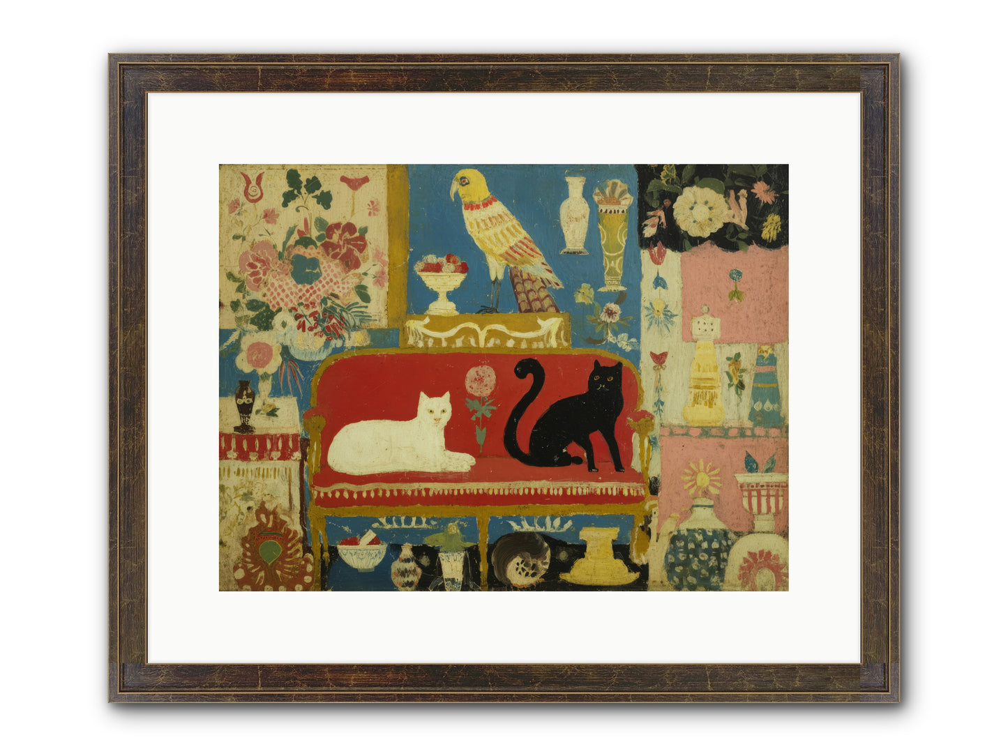 Manners and Mischief — Manners-and-Mischief-16x12-Framed-Print-Slimwoods-Black-Gold.jpg