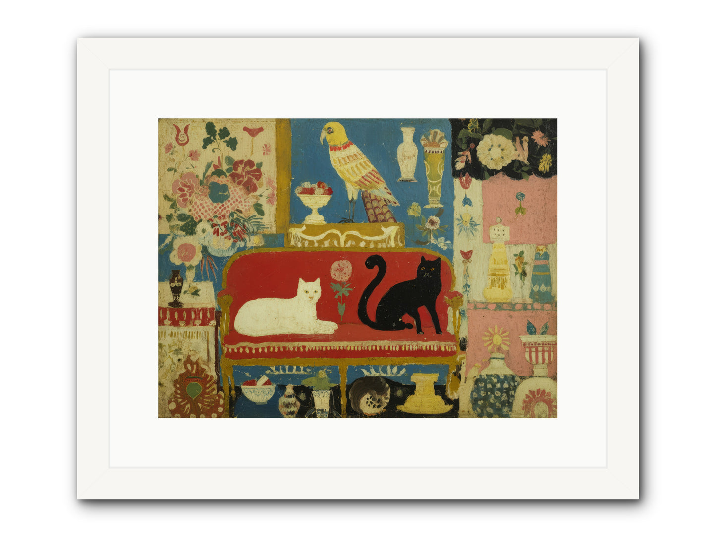 Manners and Mischief — Manners-and-Mischief-16x12-Framed-Print-White.jpg