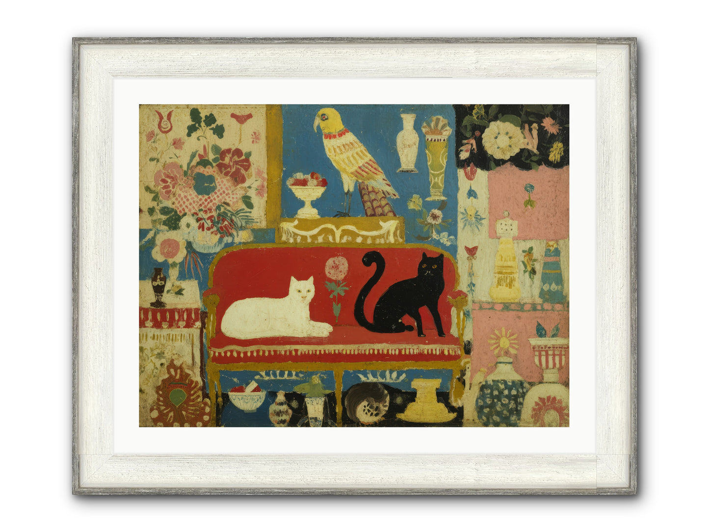 Manners and Mischief — Manners-and-Mischief-32x24-Framed-Print-Driftwood-White.jpg