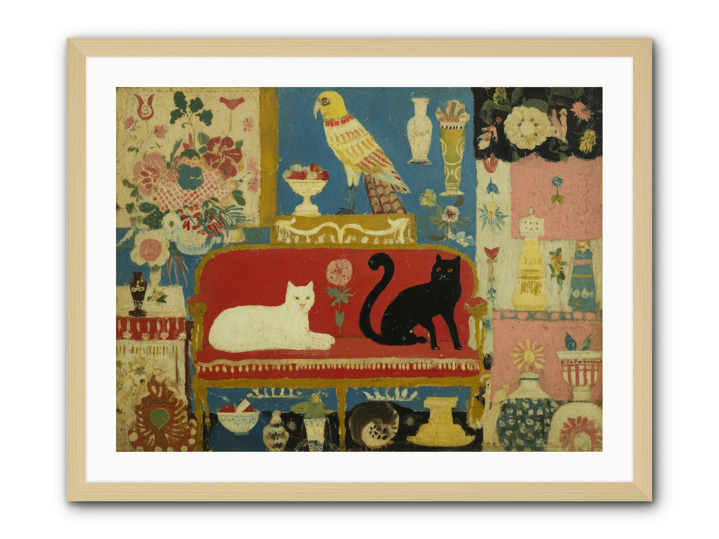 Manners and Mischief — Manners-and-Mischief-32x24-Framed-Print-Natural.jpg