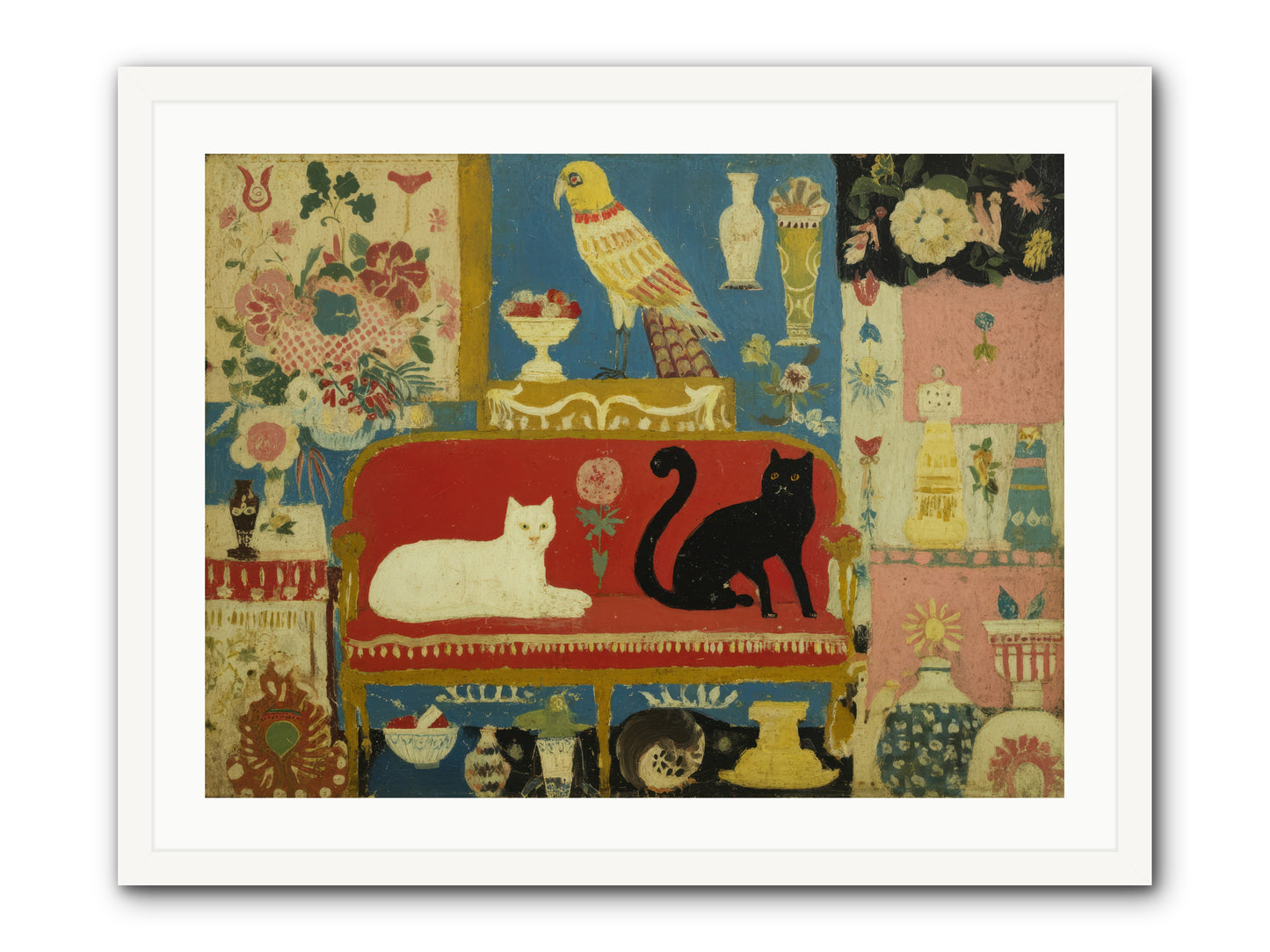 Manners and Mischief — Manners-and-Mischief-32x24-Framed-Print-White.jpg