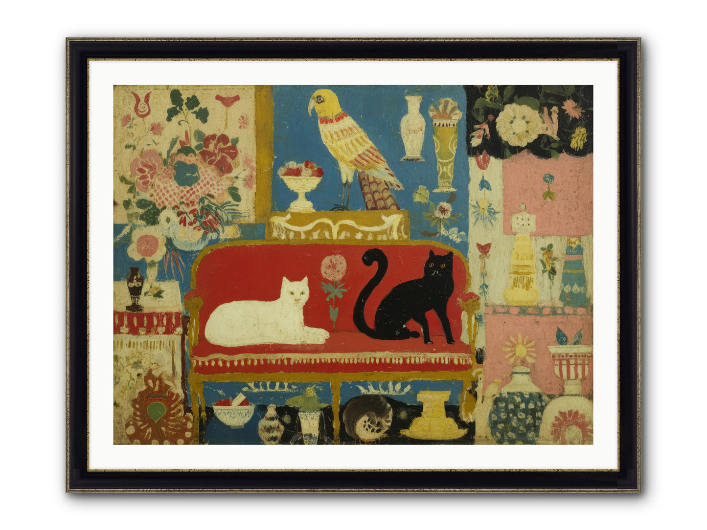 Manners and Mischief — Manners-and-Mischief-40x30-Framed-Print-Black-Gold.jpg