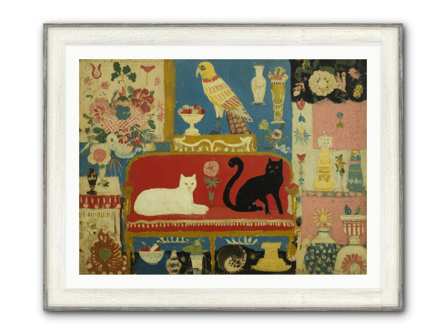 Manners and Mischief — Manners-and-Mischief-40x30-Framed-Print-Driftwood-White.jpg
