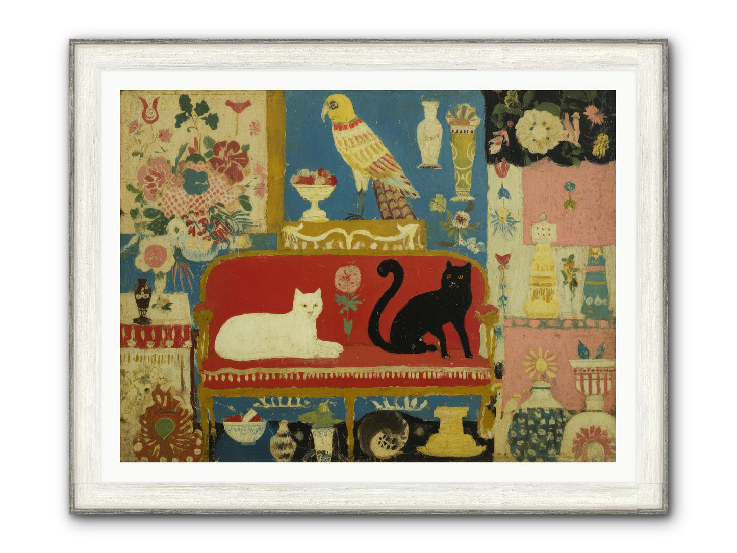 Manners and Mischief — Manners-and-Mischief-48x36-Framed-Print-Driftwood-White.jpg
