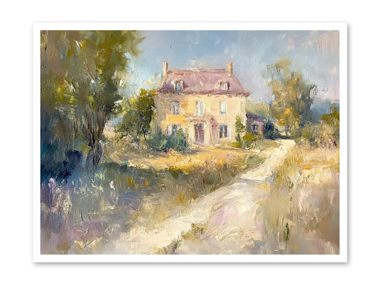 Manor In Médoc -- Paper Print 40x30