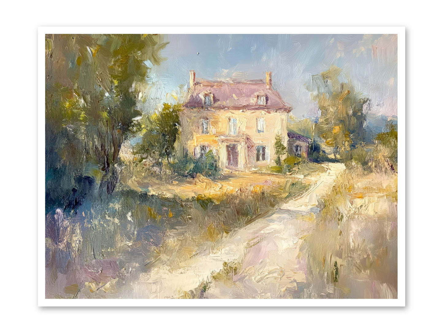 Manor In Médoc -- Paper Print 48x36