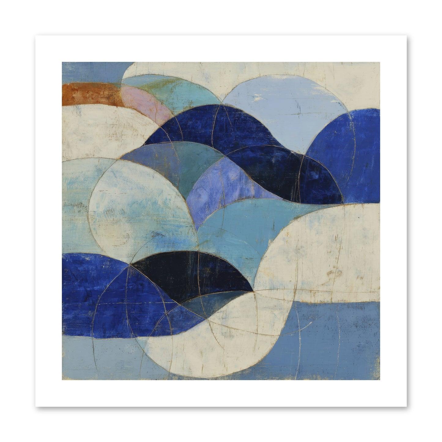 Marble Rift -- Loose Canvas Print 12x12