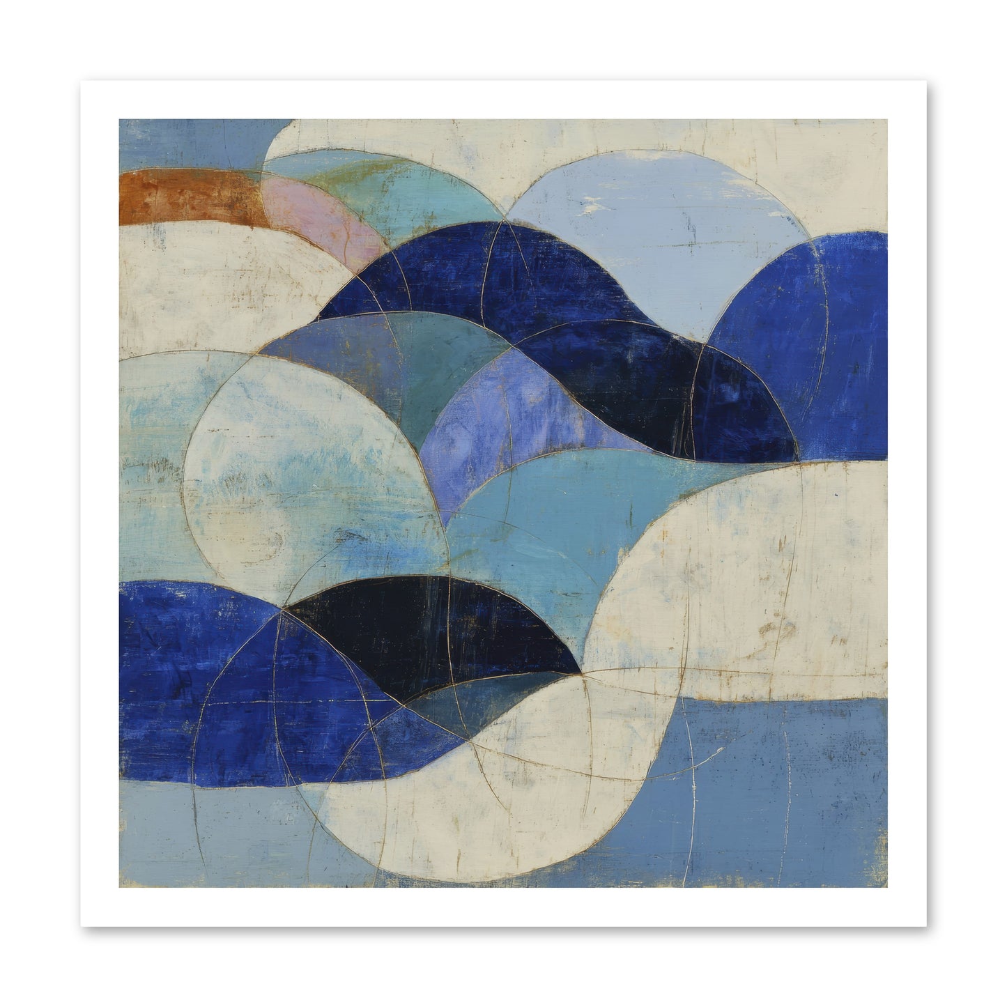 Marble Rift -- Loose Canvas Print 20x20