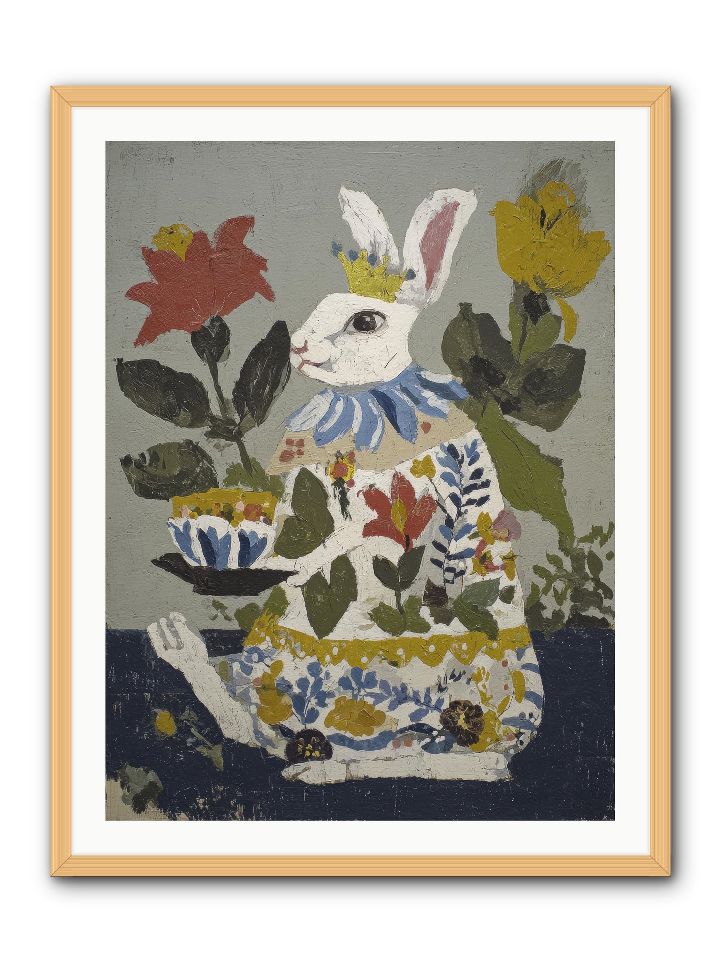 Marigold & Minor Scandals -- Framed Print - Natural 30x40