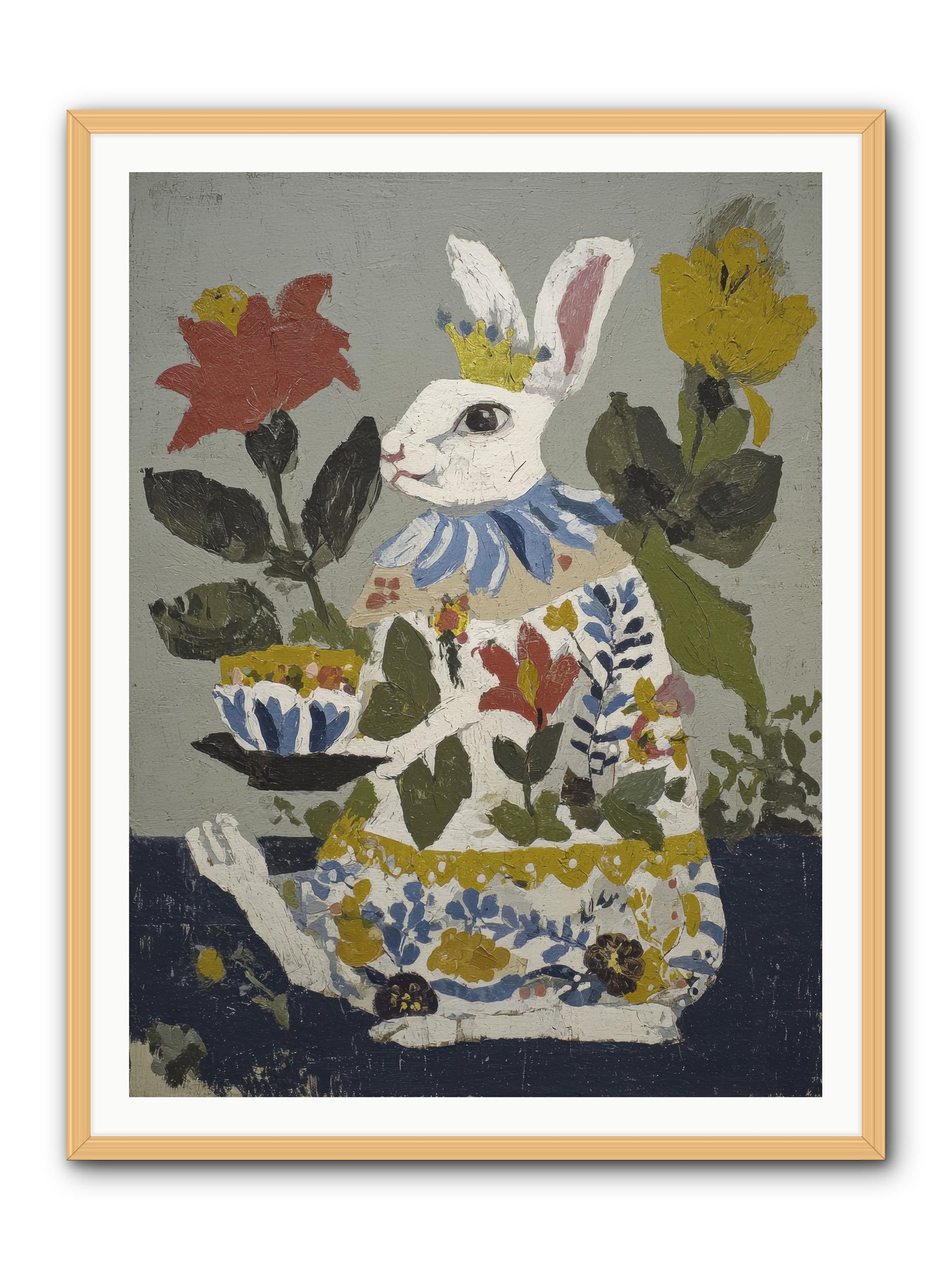 Marigold & Minor Scandals -- Framed Print - Natural 36x48