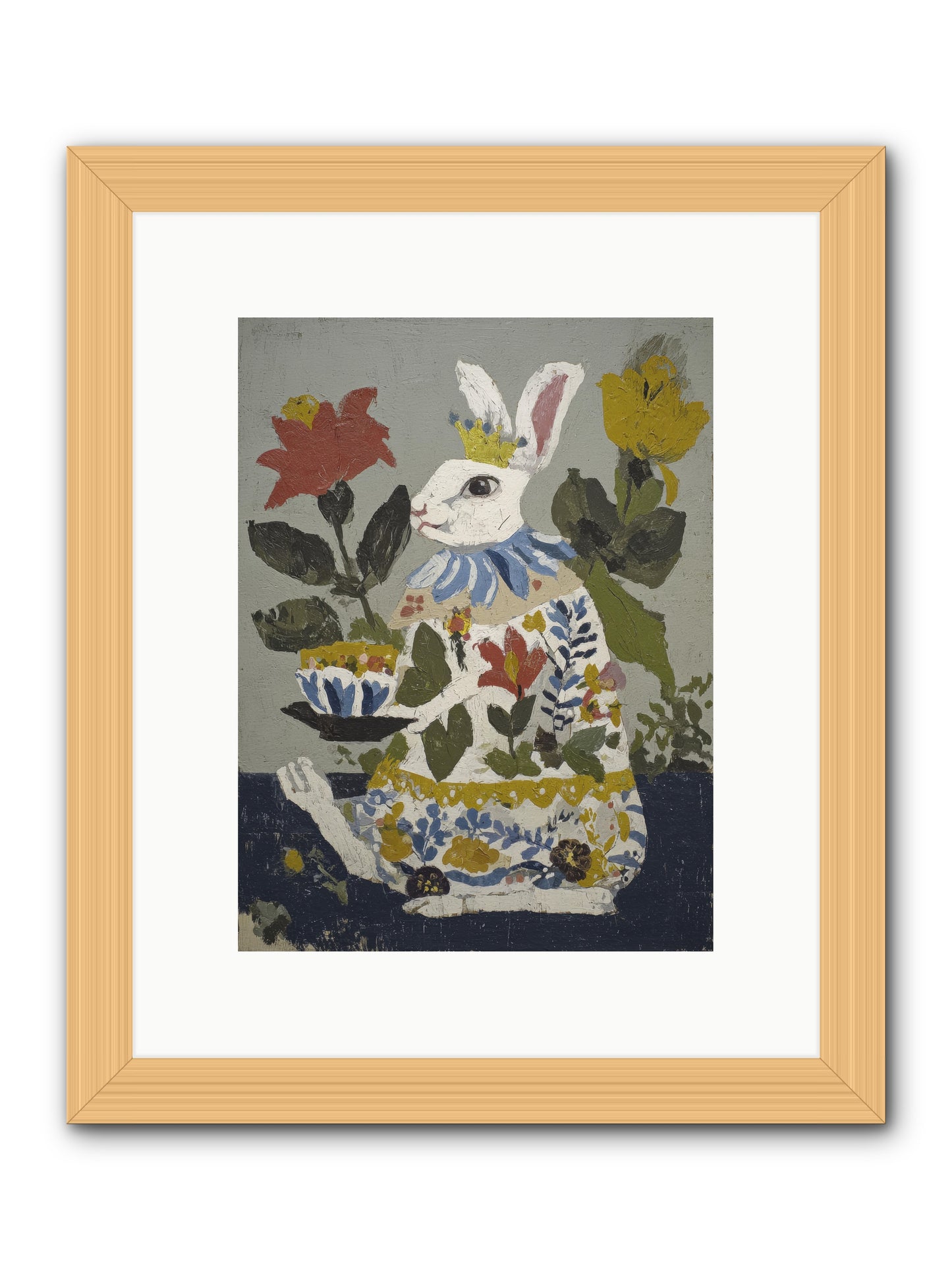 Marigold & Minor Scandals -- Framed Print - Natural 9x12