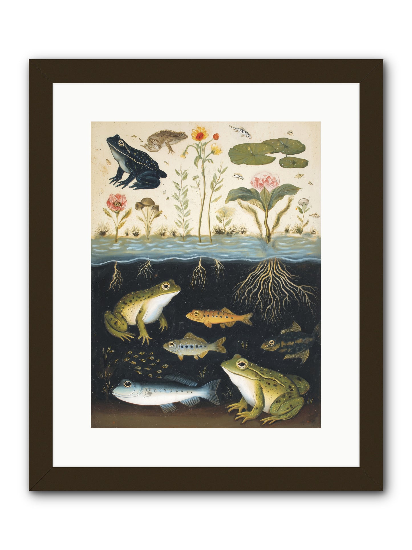 Marine Melodies -- Framed Print - Black 12x16