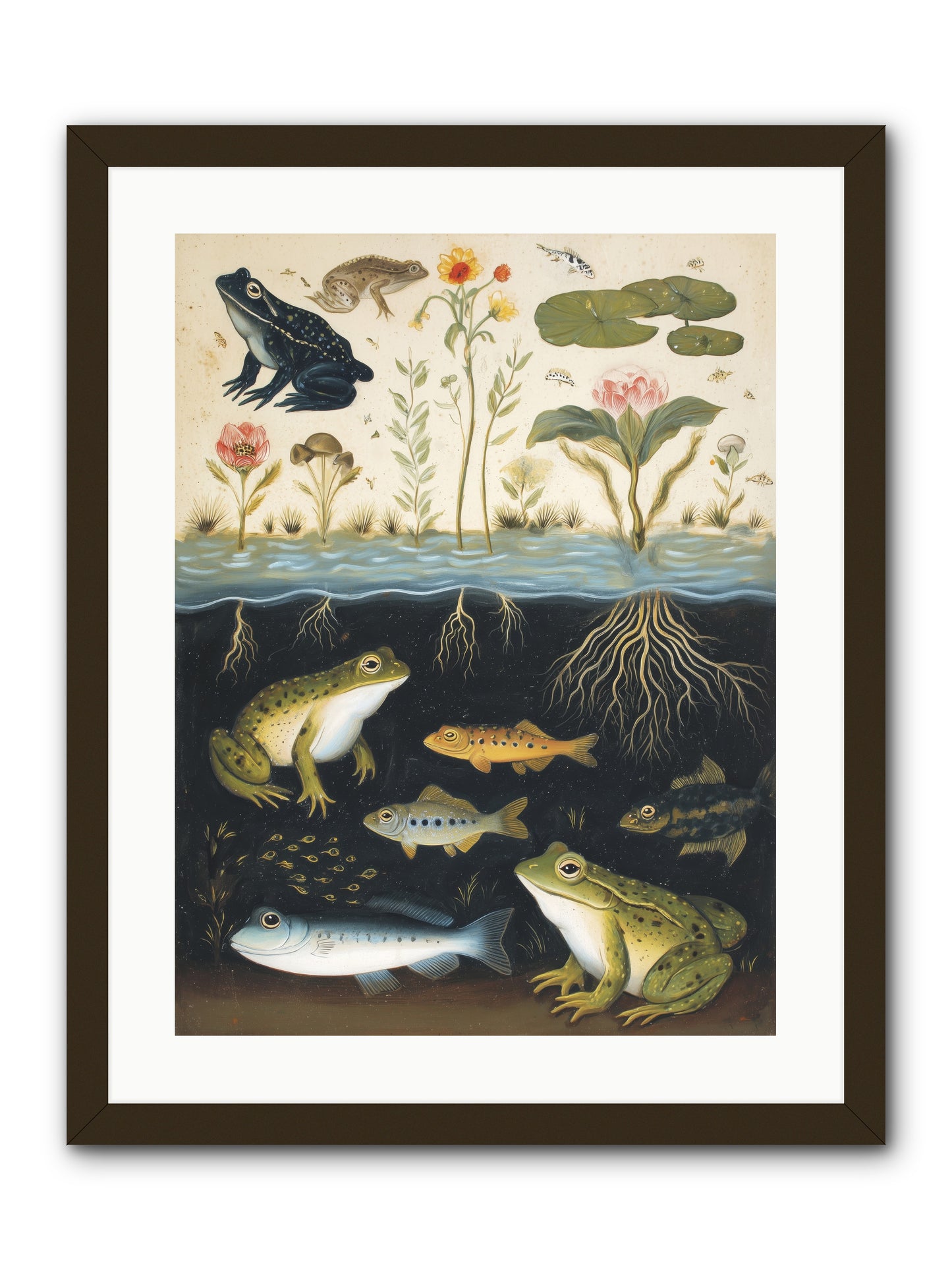 Marine Melodies -- Framed Print - Black 18x24