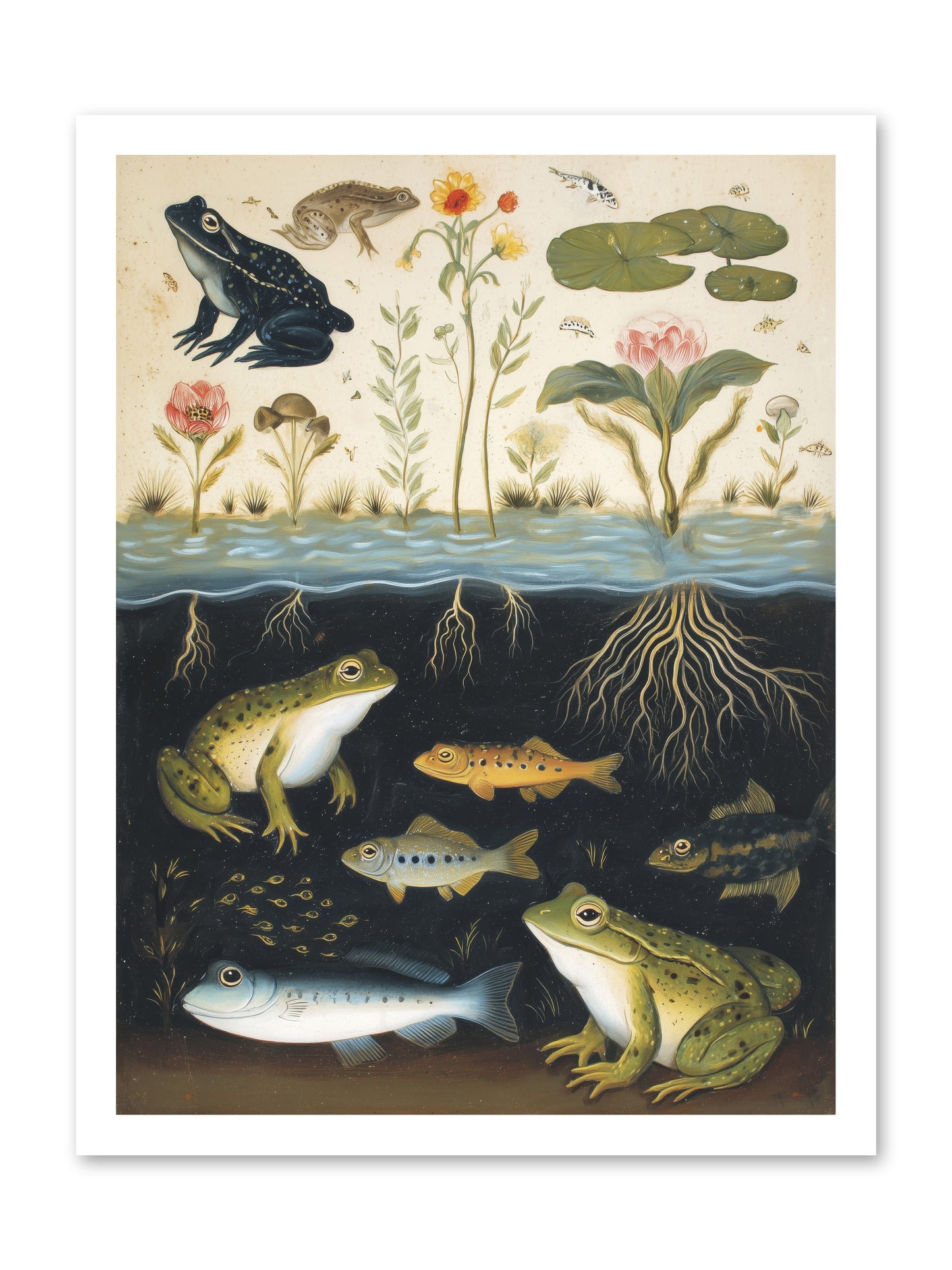 Marine Melodies -- Loose Canvas Print 18x24
