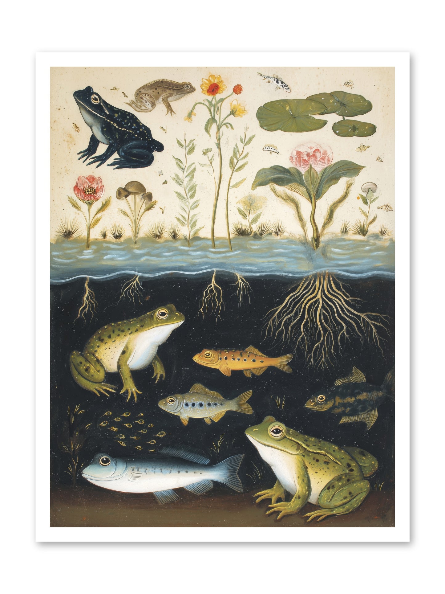 Marine Melodies -- Loose Canvas Print 24x32